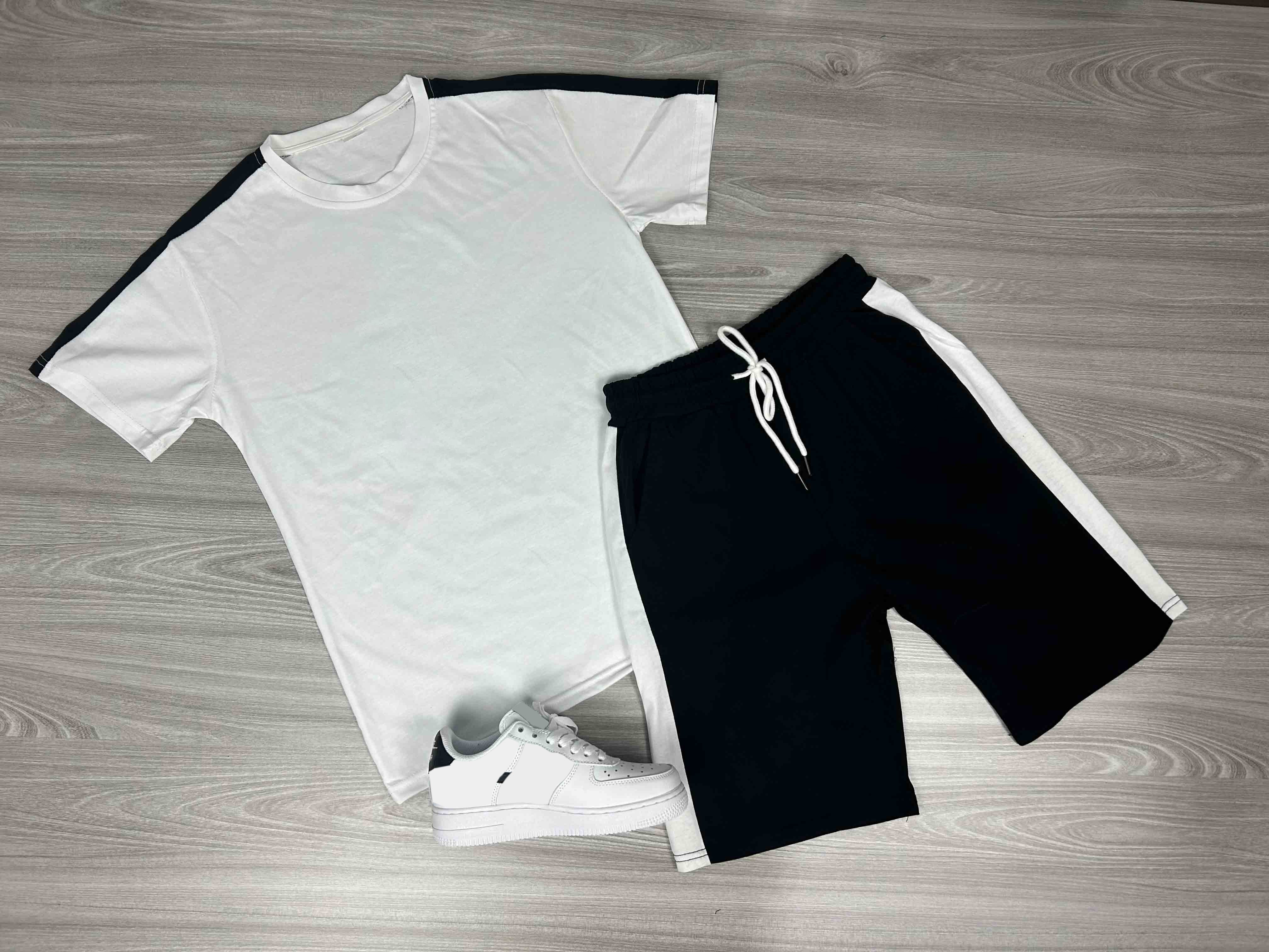 Men's Casual Short Sleeve T-Shirt & Athletic Shorts Set - Comfortable Summer Outfit for Gym, Running, Travel & Lounge Wear