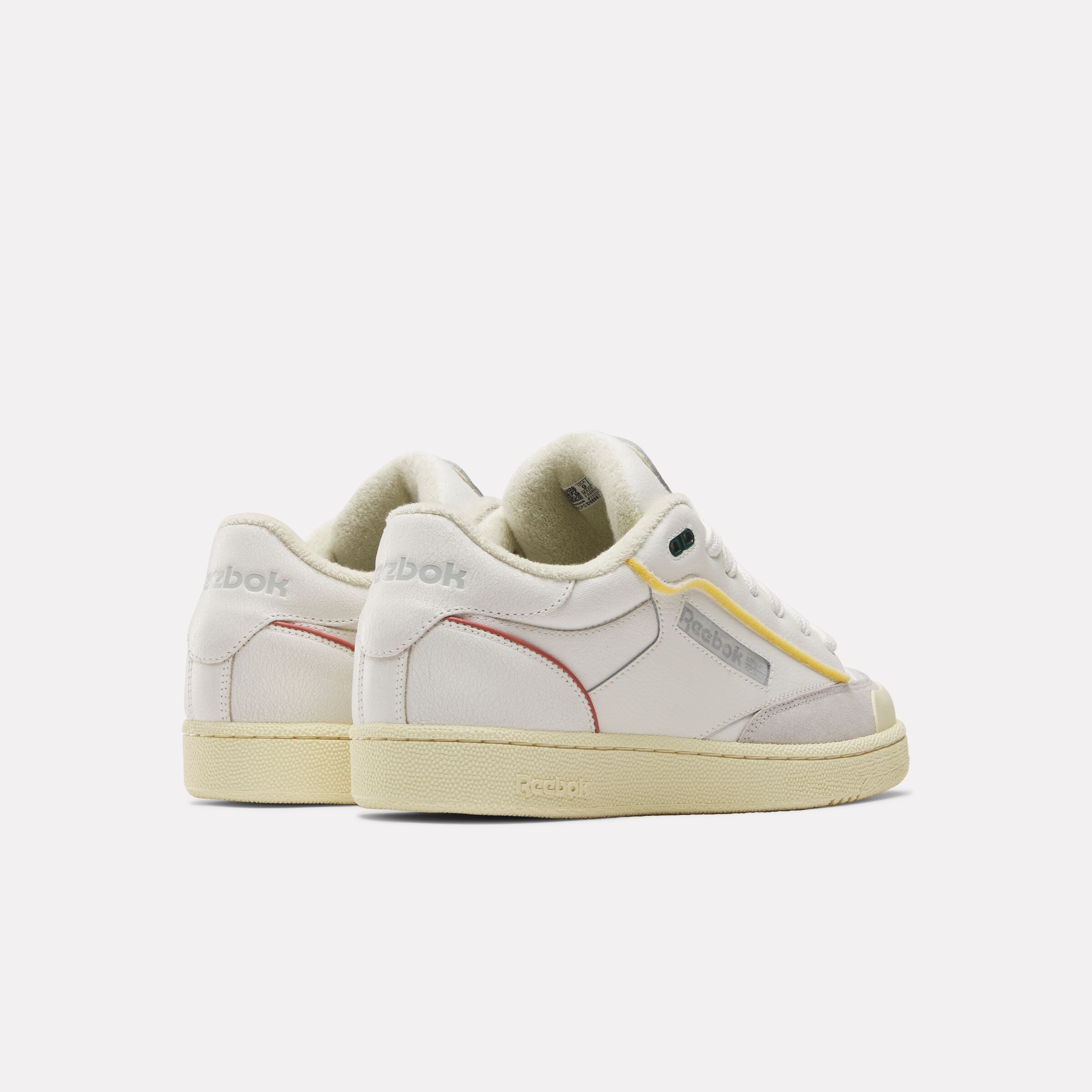 Reebok Club C Vintage Bulc Sneakers in Chalk & Weathered White - Classic Comfort for Casual Wear, Gym & Street Style