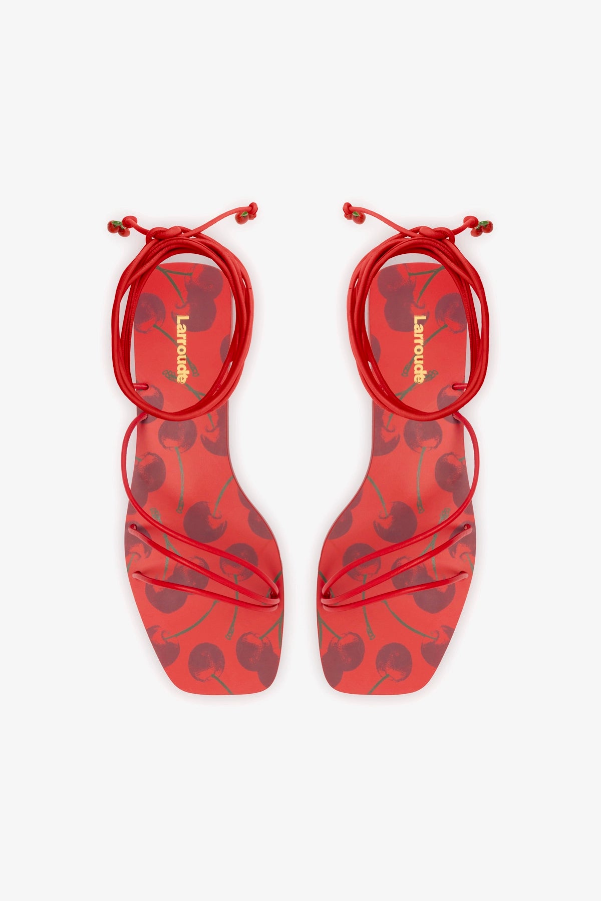 Nadia Women's Flat Sandals - Comfortable Leather Slip-On Shoes for Summer, Beach & Casual Wear - Scarlet Red