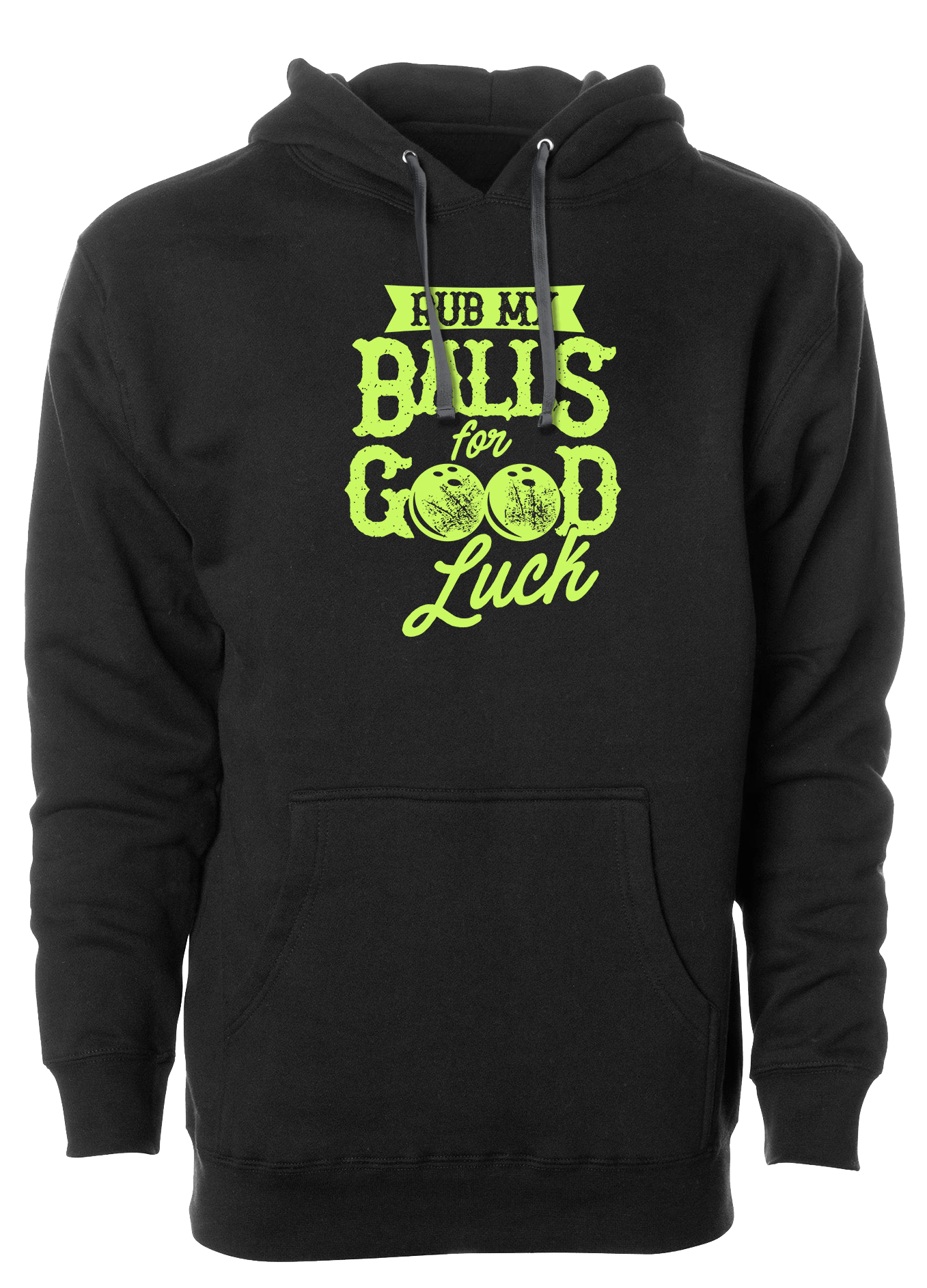 Lucky Rub My Balls Hoodie - Funny Good Luck Charm Sweatshirt for Men & Women - Perfect for St. Patrick's Day, Gag Gifts, and Parties