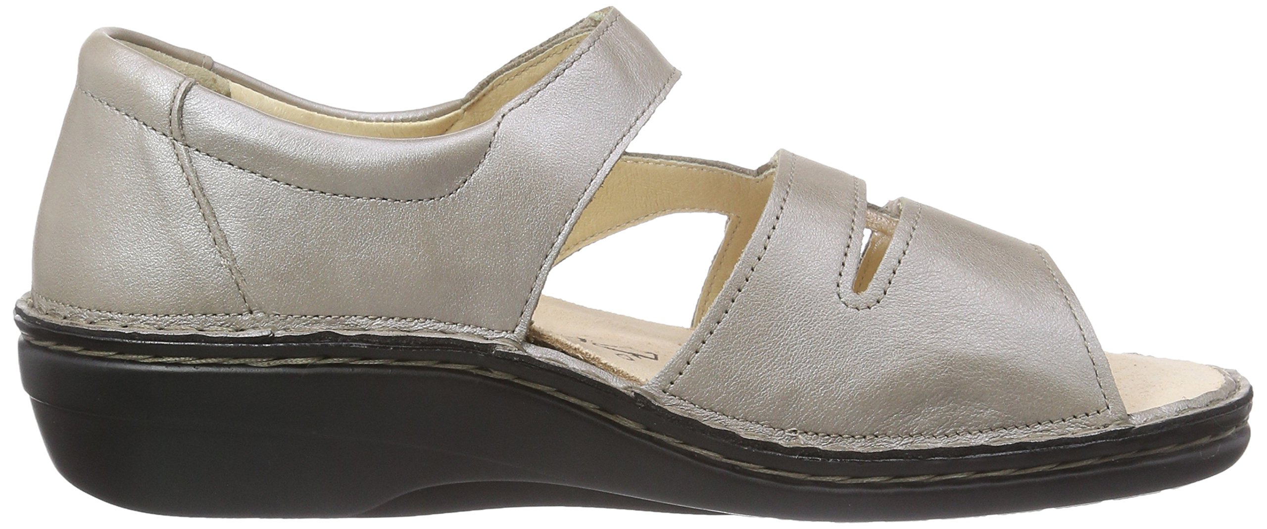 Finn Comfort Women's Peep-Toe Sandals - Wide Width EU 34 | Comfortable Summer Sandals for Walking, Travel & Casual Outfits