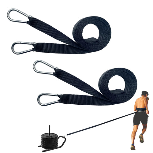 Heavy Duty Sled Pulling Belt - Adjustable Waist Strap for Strength Training, Sled Workouts & Fitness Exercises - Perfect for CrossFit, Football Training & Outdoor Fitness Routines