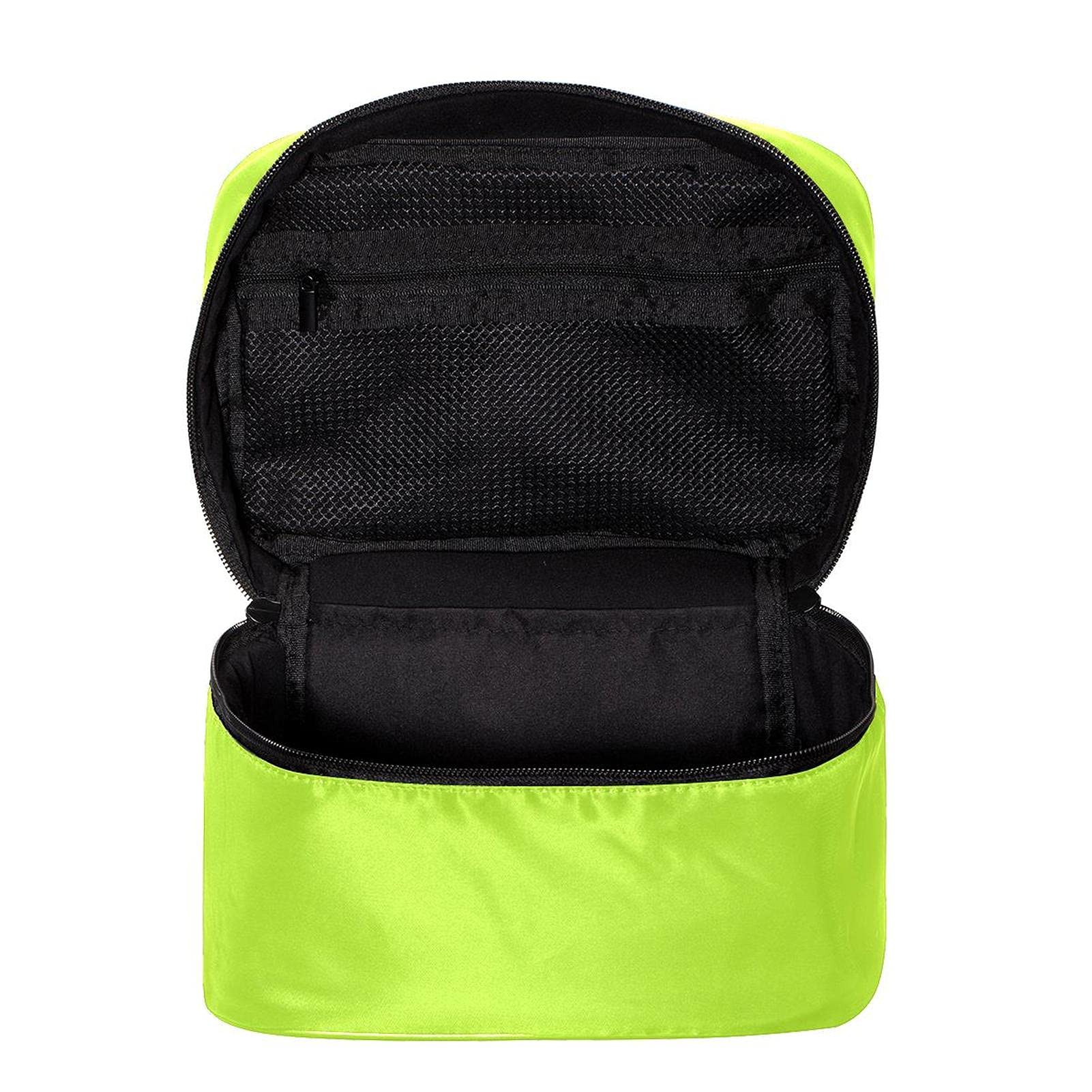 Light Green Travel Makeup Bag - Large Waterproof Cosmetic Organizer with Zipper for Women & Girls | Perfect for Vacation, Gym, Business Trips & Daily Essentials Storage