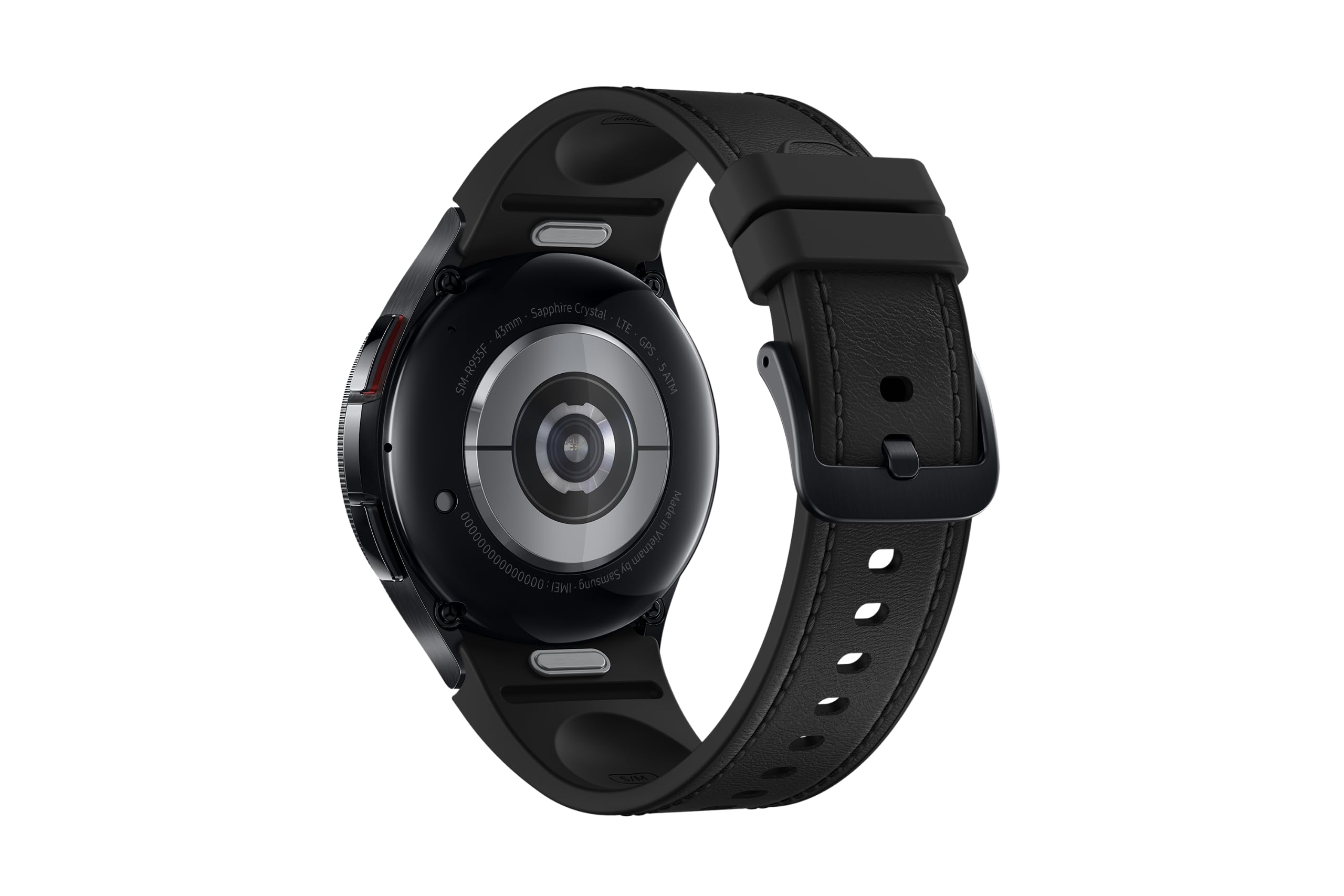 Samsung Galaxy Watch6 Classic 43mm Bluetooth Smartwatch - Black | Sleep Coaching, ECG, Heart Rate Monitor, Fall Detection, SOS, Fitness Tracker | Compatible with Camera & Digital Wallet | CAD Version with Warranty | Perfect for Workouts, Running & Daily Health Tracking