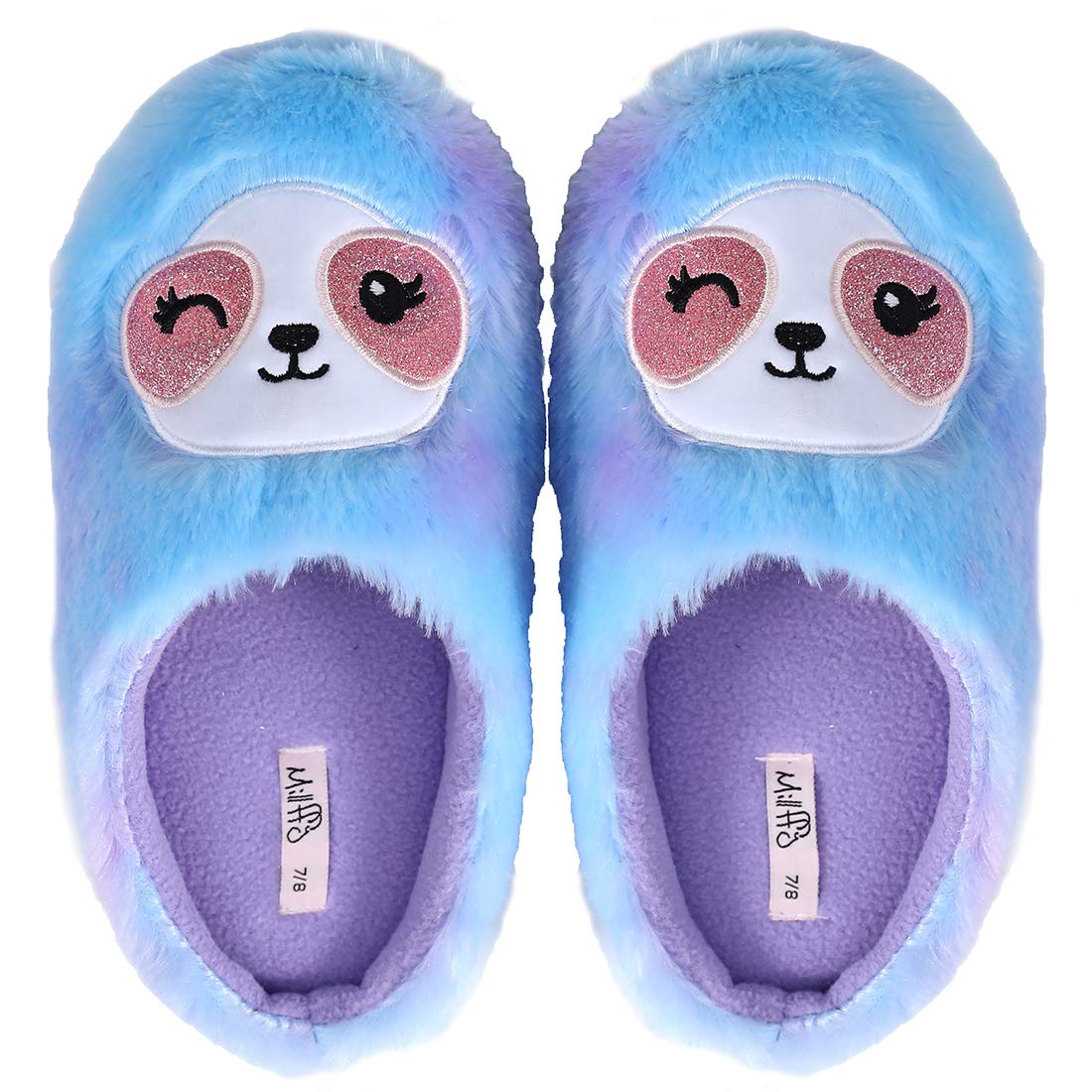 Kathyland Women's Cozy Sloth Slippers - Soft Fluffy House Shoes for Women & Girls, Non-Slip Indoor/Outdoor Comfort for Home, Lounge, Dorm, Gift Idea
