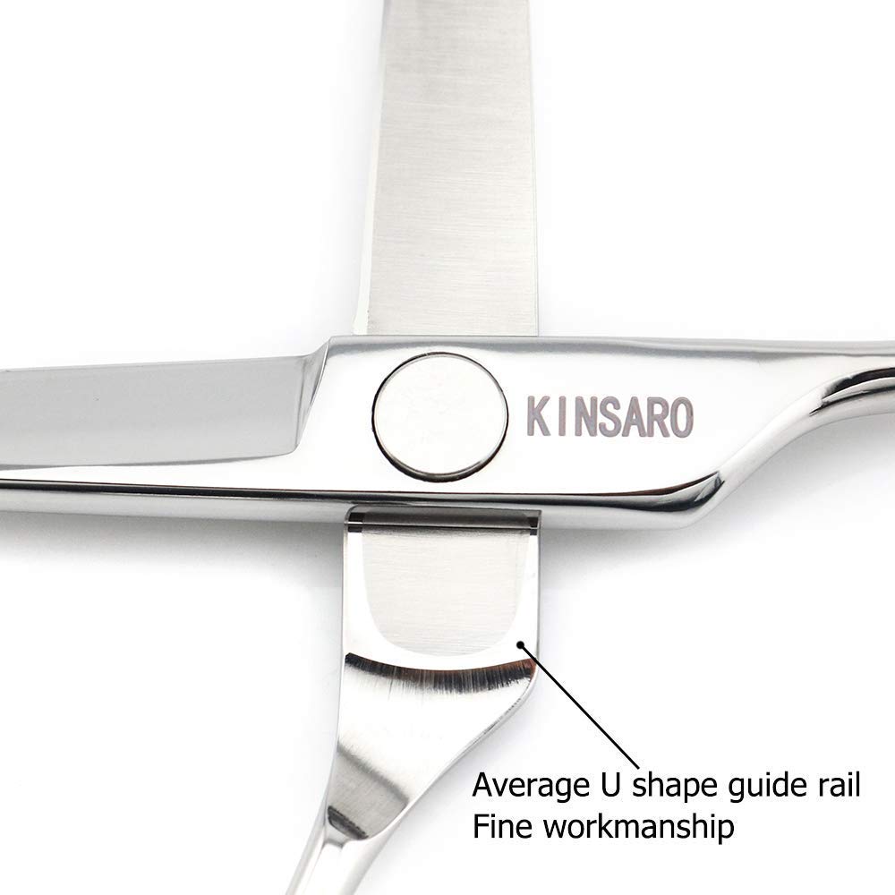 Professional 6 Inch Hair Cutting Scissors & 5.5 Inch Thinning Shears Set - Barber Grade Stainless Steel Hairdressing Tools for Salon, Home Use & DIY Hairstyling