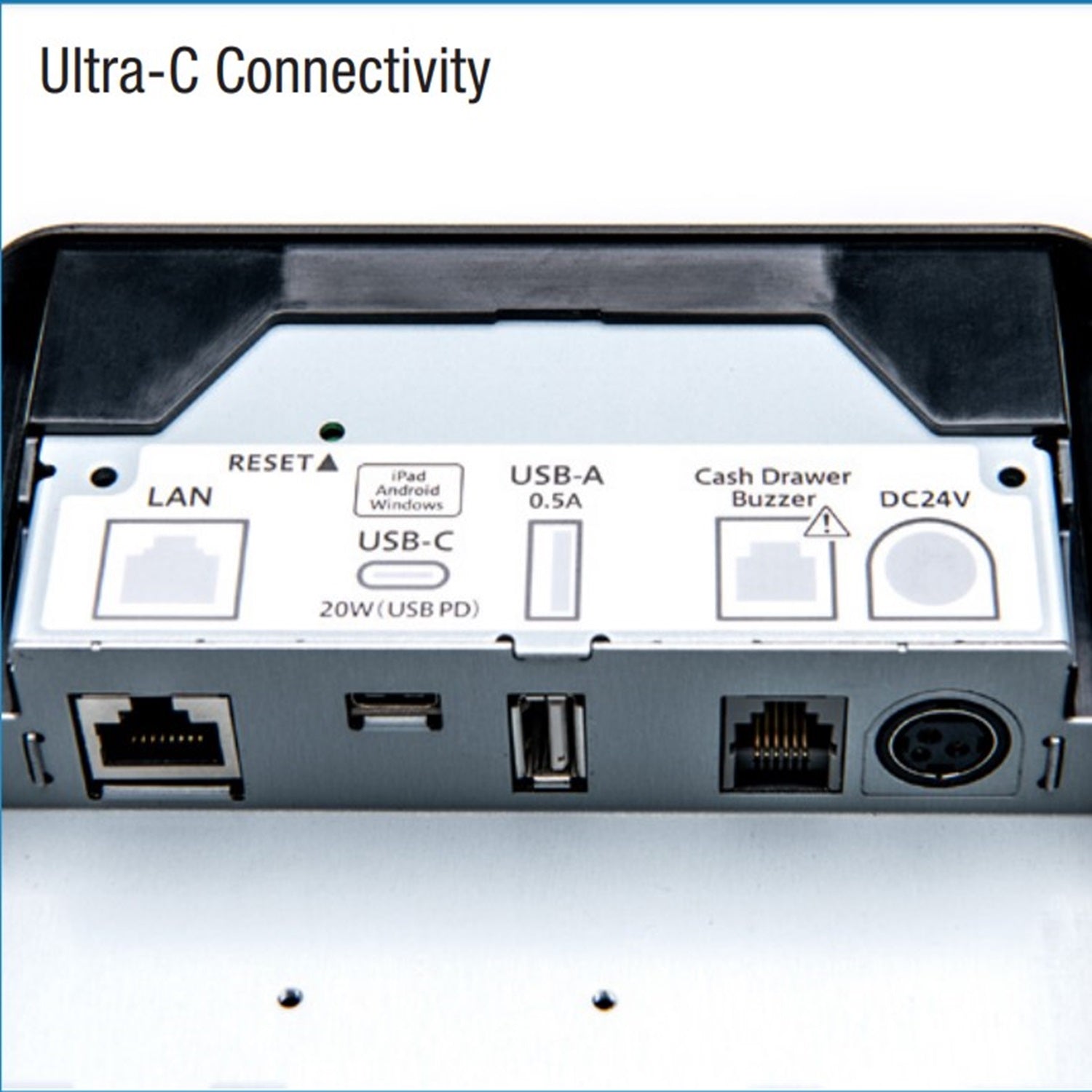 Star Micronics mC-Print3 MCP31 Thermal Receipt Printer - Ethernet, USB, Bluetooth (Optional) with Cutter - Ideal for Retail, Restaurant & POS Systems