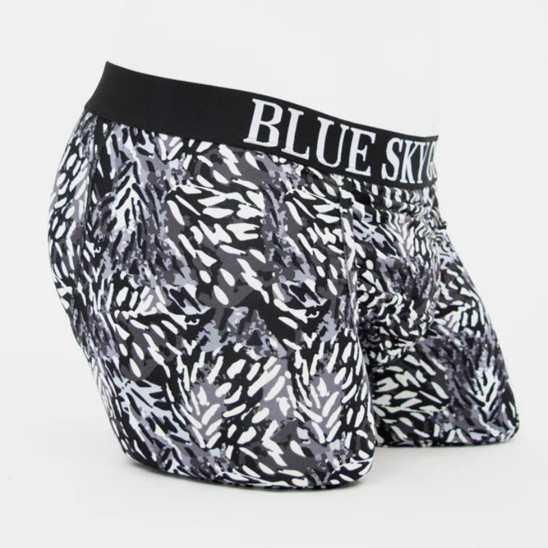 Blue Sky Men's Boxer Briefs - Soft Breathable Underwear for Comfort & Support - Perfect for Everyday Wear, Workouts & Lounge