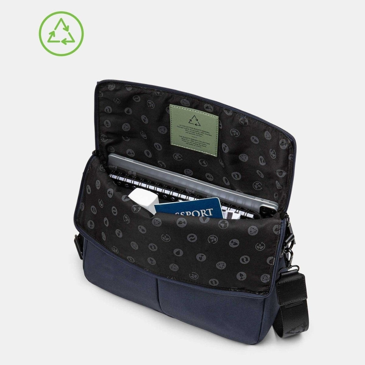 Bugatti Reborn Convertible Crossbody Waist Bag for Women & Men - Stylish Hands-Free Purse for Travel, Shopping & Daily Use
