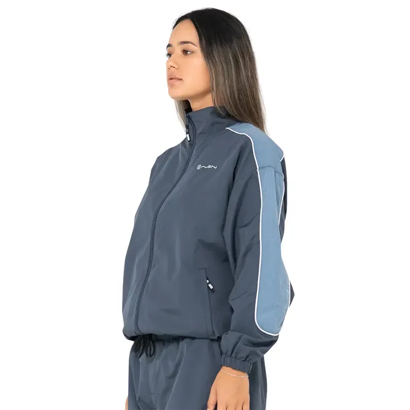 Rusty First Touch Unisex Blue Petrol Jacket - Waterproof Outdoor Camping & Hiking Gear for Men & Women