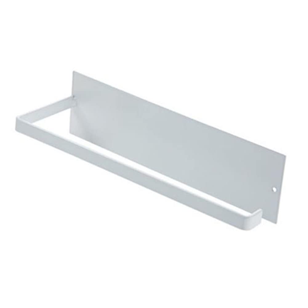 Self-Adhesive Paper Towel Holder - Wall Mounted Toilet Paper Hanger & Roll Rack for Bathroom, Kitchen, RV - No Drill Installation, White - Perfect for Small Spaces & Organization