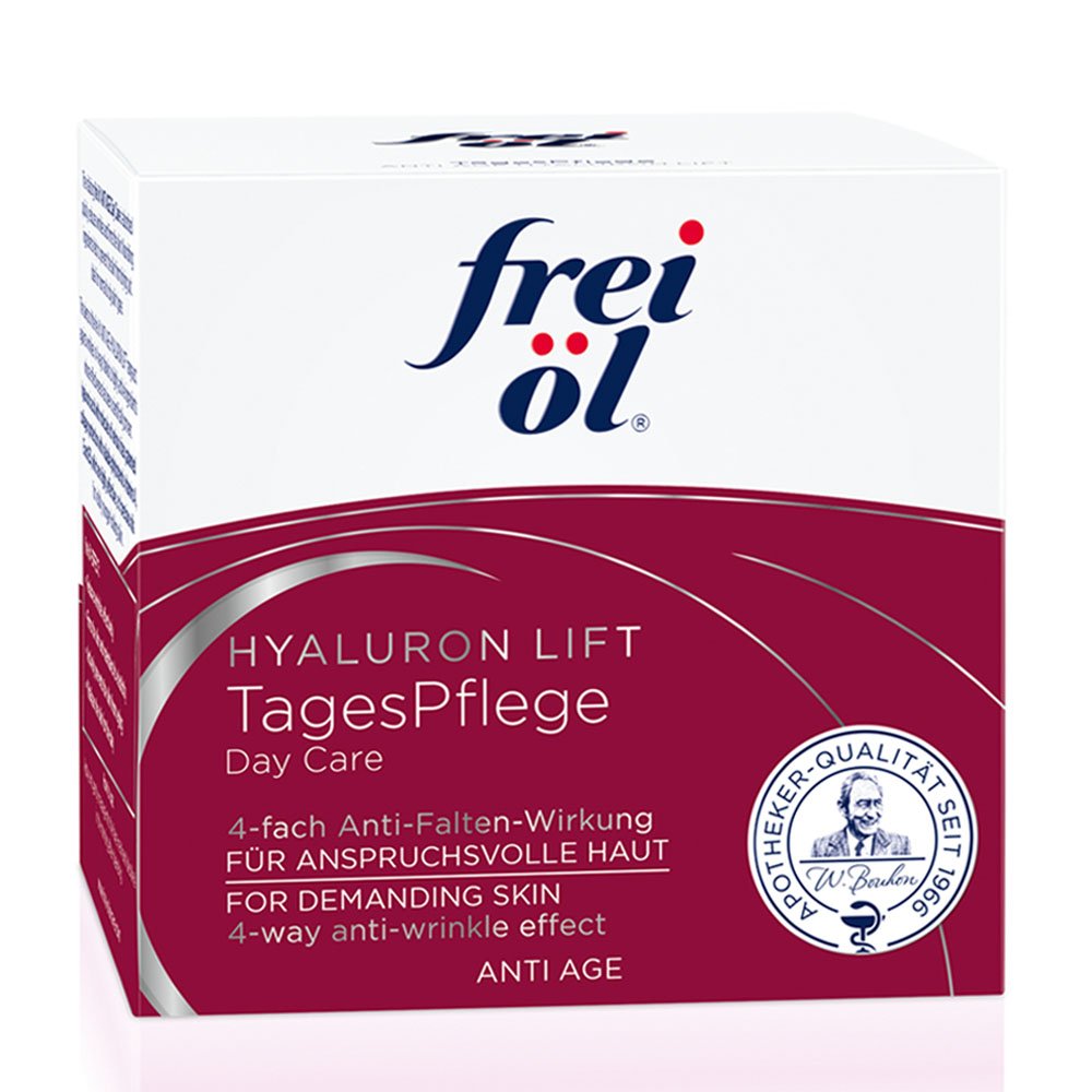 Frei Oil Anti-Aging Hyaluronic Acid Lift Day Cream 50ml - Hydrating & Firming Face Moisturizer for Wrinkles & Fine Lines, Daytime Skincare Routine