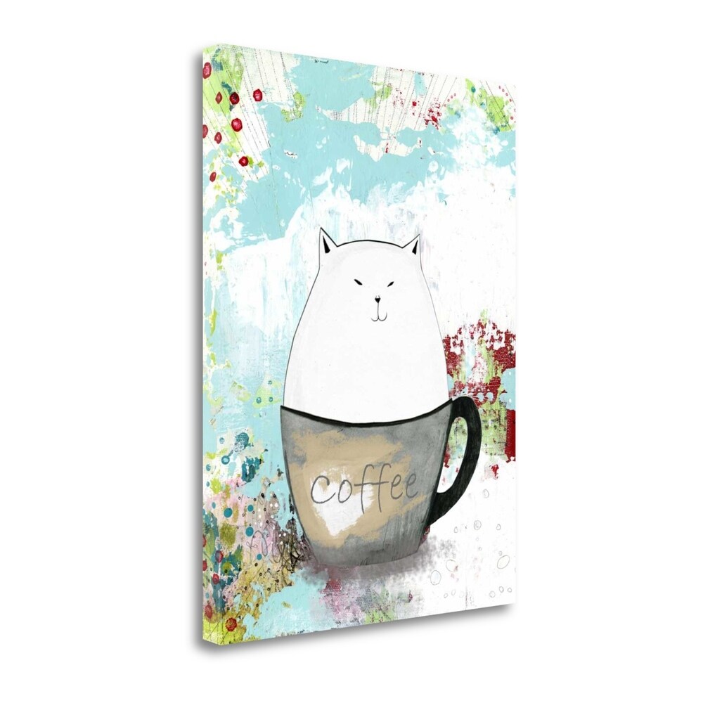 Sarah Ogren 'A Little Sugar In My Coffee' Giclee Art Print on Gallery Wrapped Canvas - Perfect for Living Room, Bedroom & Office Decor