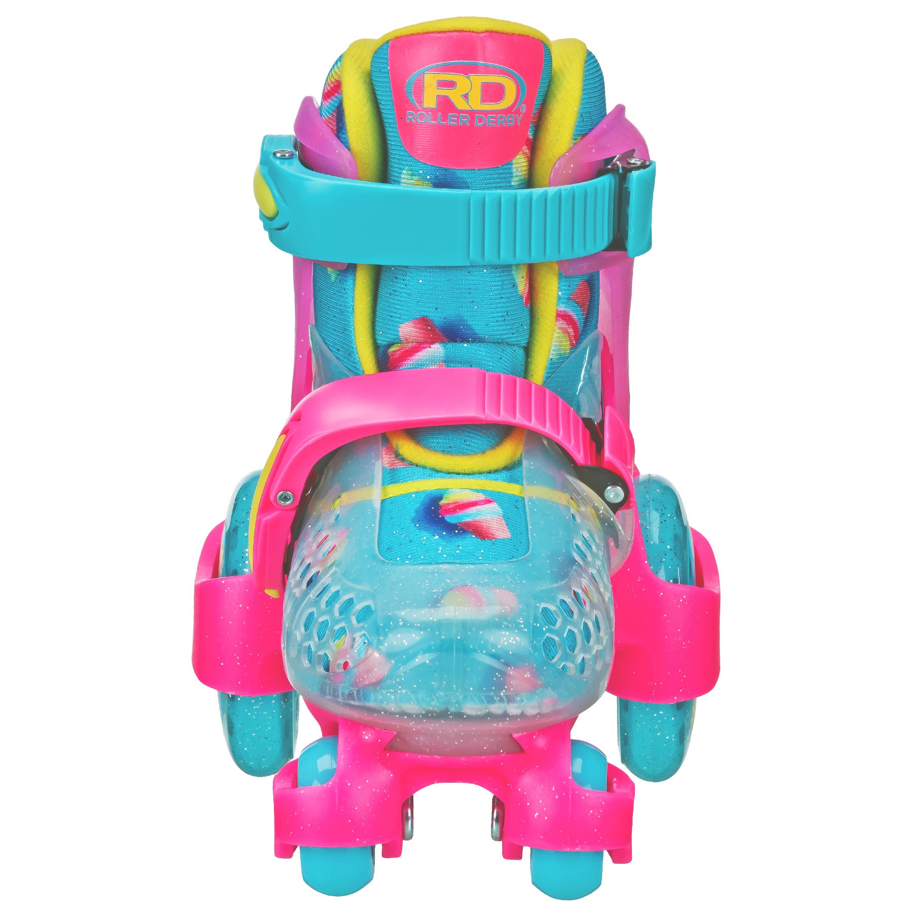 Adjustable Roller Skates for Girls - Fun Roll Jr with Light-Up Wheels - Perfect for Outdoor Skating, Birthday Gifts & Roller Rink Fun