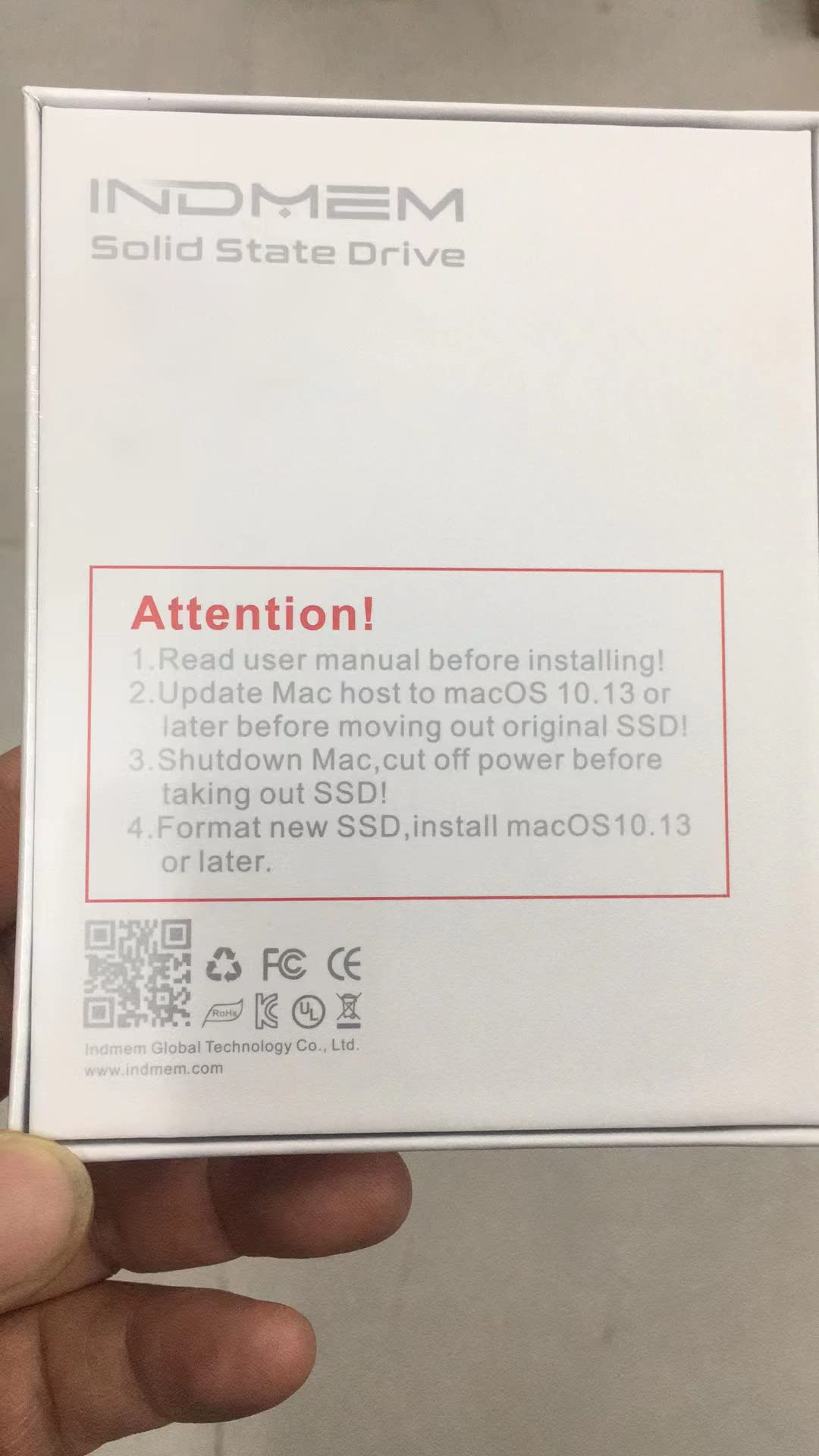 INDMEM 512GB NVMe PCIe SSD Internal Hard Drive with Screwdriver - Compatible with MacBook Pro Retina (Late 2013-Mid 2015), MacBook Air (Mid 2013-2017), iMac (Late 2013-2017), Mac Pro (Late 2013), Mac Mini (Late 2014) - Perfect for Storage Upgrade & Performance Boost