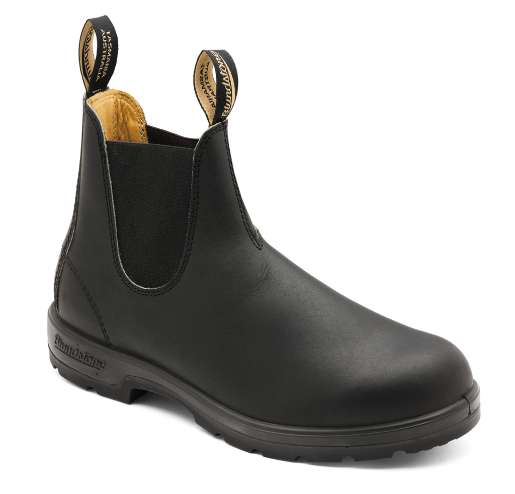 Blundstone 558 Classic Black Chelsea Boots for Men & Women - Comfortable & Durable Work & Casual Shoes for Outdoor, Hiking & Everyday Wear