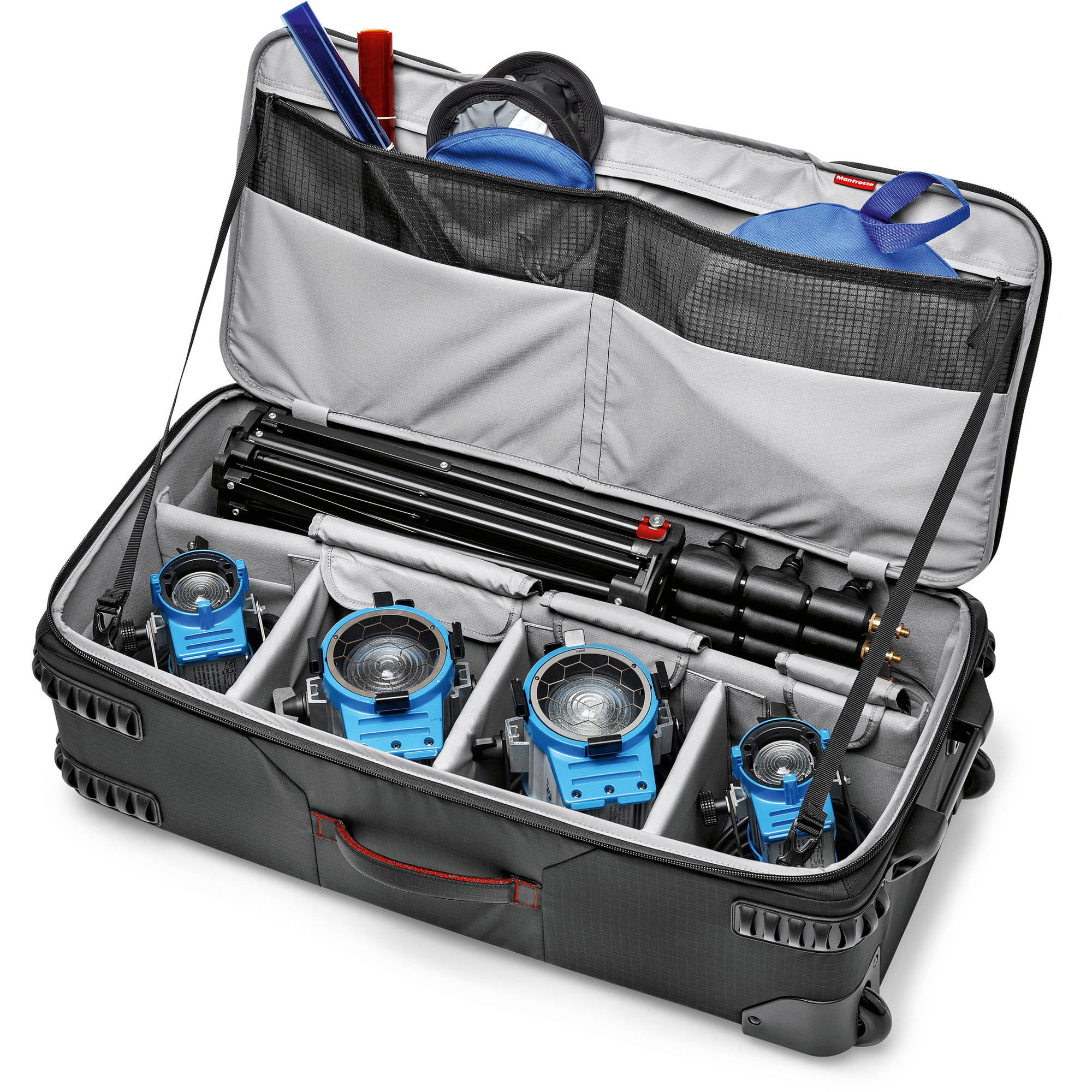 Manfrotto Pro Light Rolling Lighting V2 Gear Organizer (Medium) - Professional Photography & Video Equipment Case for Studio & On-Location Shoots
