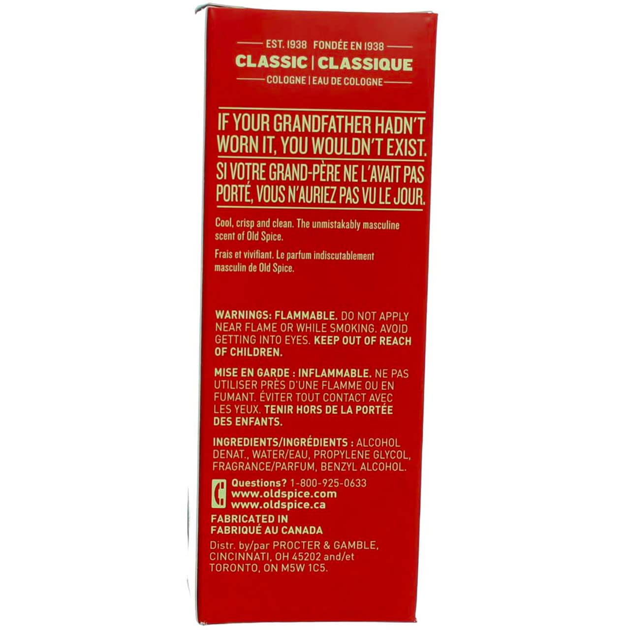 Old Spice Classic Cologne Spray for Men - 4.25 oz (Pack of 12) | Fresh & Masculine Scent | Perfect for Daily Wear, Gifts & Special Occasions