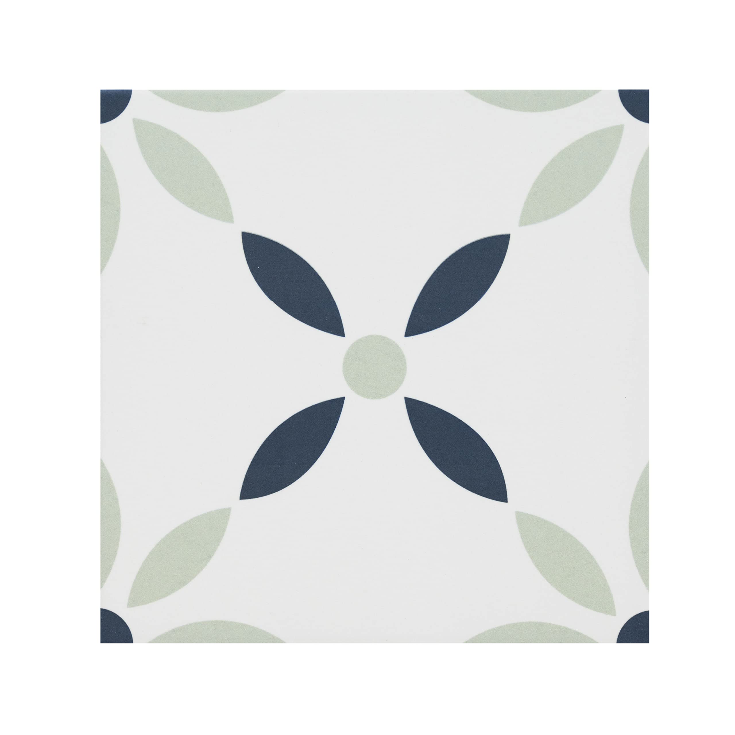 MSI Greta 8x8 Inch Encaustic Matte Porcelain Tile - Waterproof Floor & Wall Tile for Bathroom, Kitchen Backsplash, Shower, and Accent Wall - Perfect for Modern Home Decor, Commercial Spaces & DIY Projects