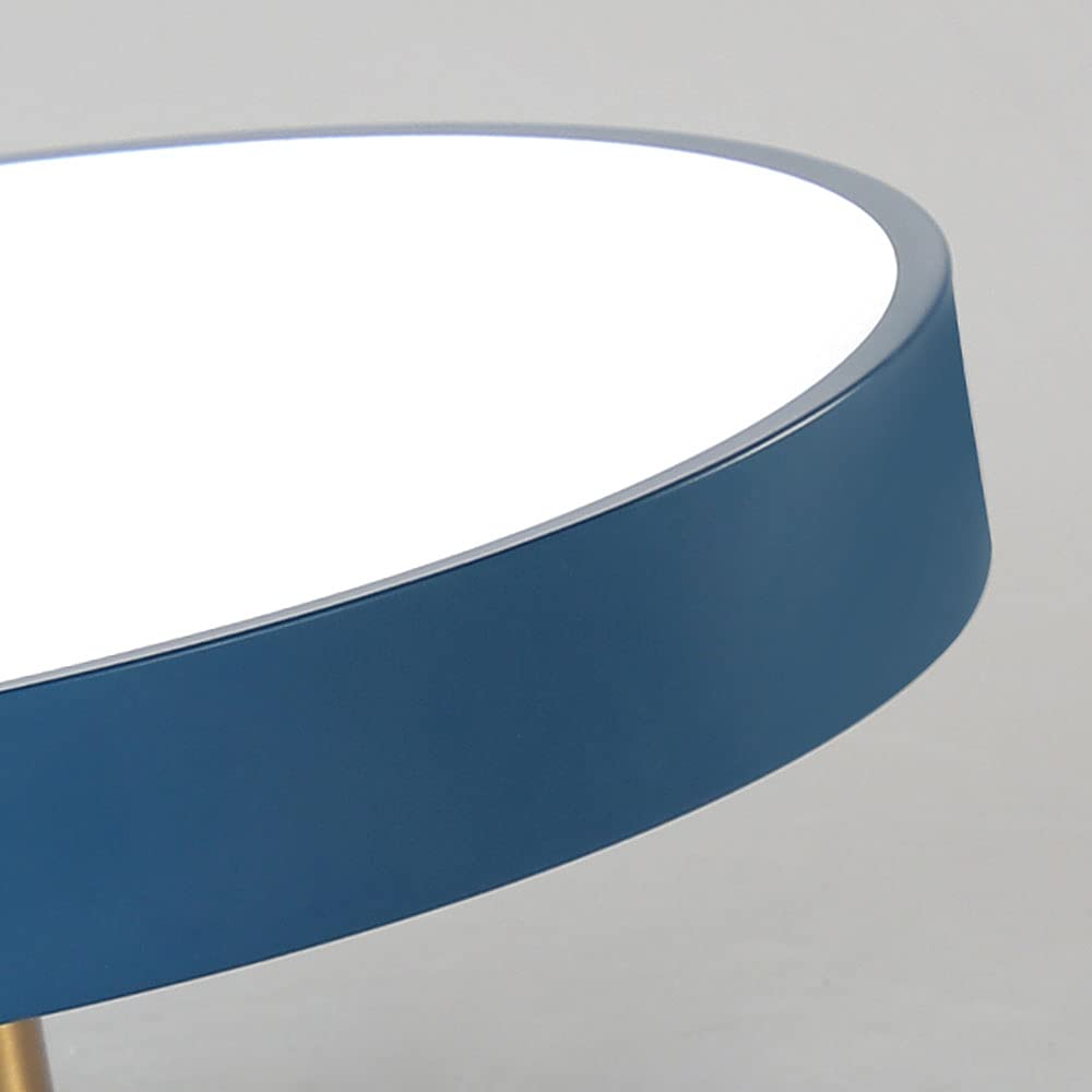 Nordic LED Ceiling Light - Modern Round Flush Mount Lighting Fixture with Remote Control, Ultra Thin Design for Bedroom, Living Room, Kitchen & Office | Energy Efficient Dimmable Ambient Lighting