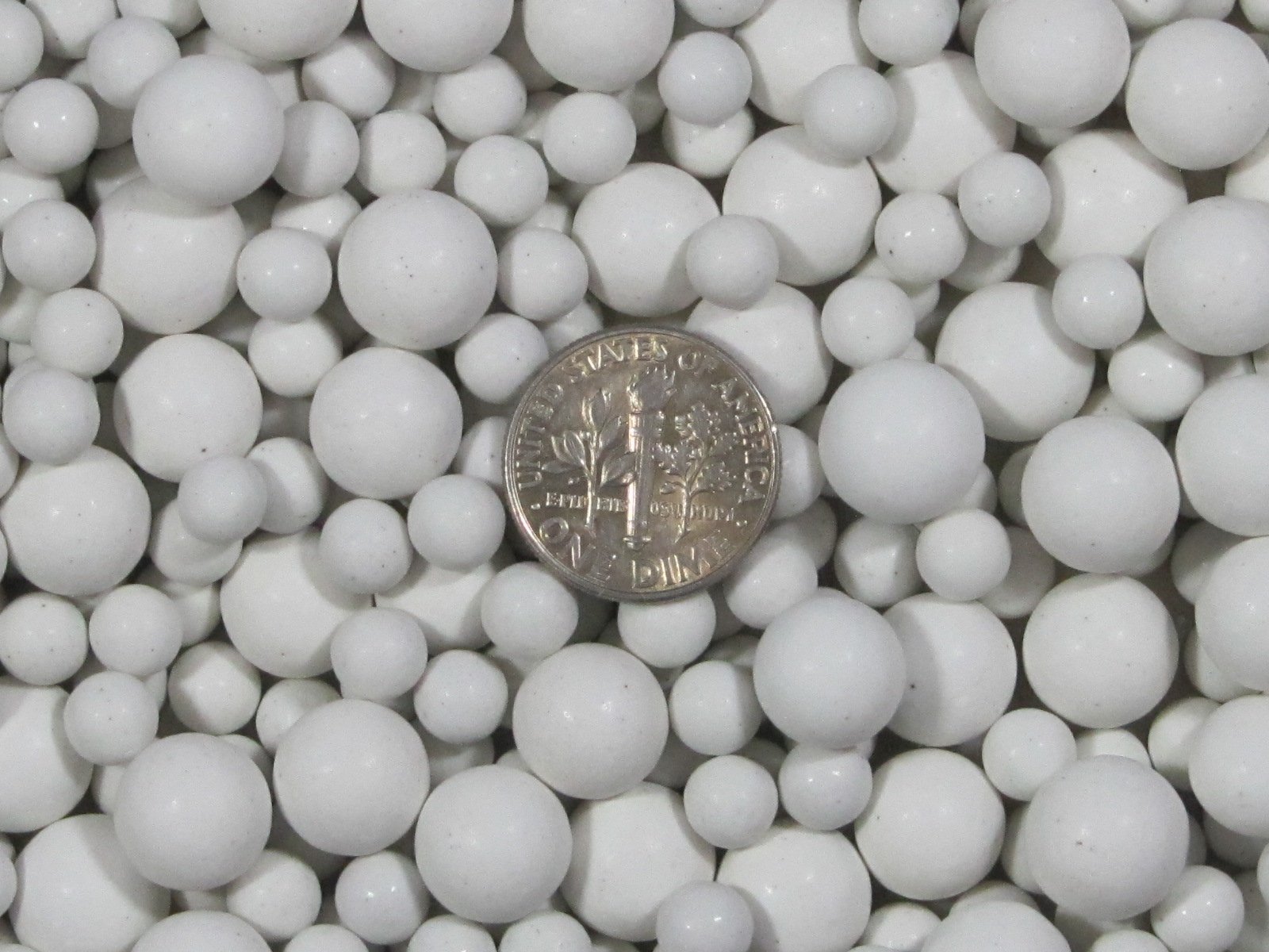 6 Lb. 6mm & 10mm Non-Abrasive Ceramic Polishing Spheres - Perfect for Rock Tumbling, Jewelry Making, and Metal Finishing (Tumbler Media for Vibratory Tumblers)