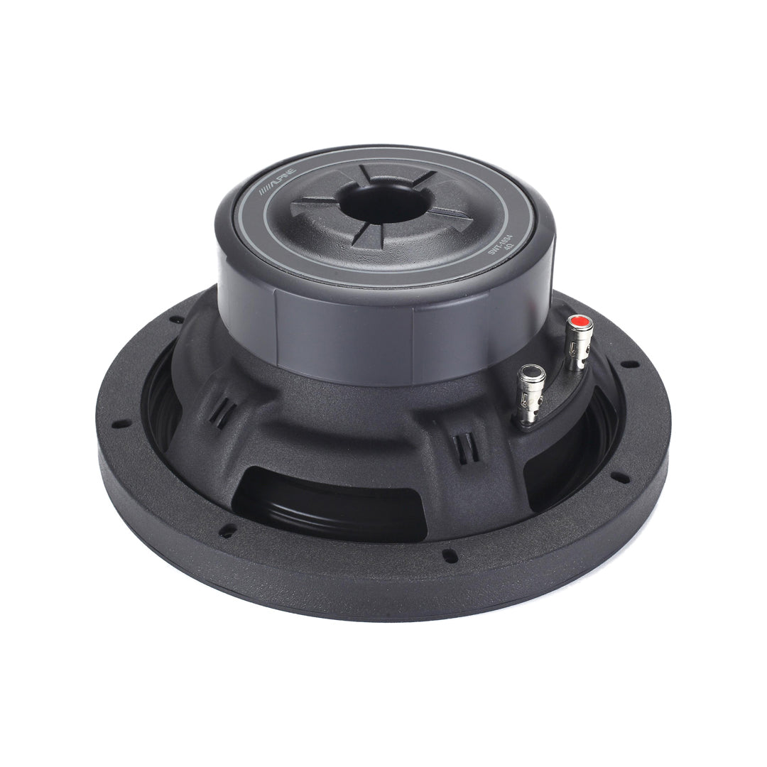Alpine SWT 10S4 10-Inch Shallow Mount Subwoofer - 4 Ohm Voice Coil, 1000W Peak Power, SWT Series - Perfect for Car Audio Systems & Bass Enhancement