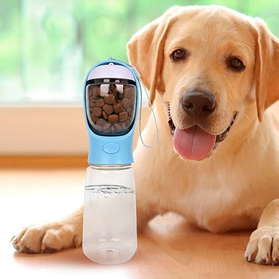 **Brelvik Large Leak-Proof Dog Water Bottle - Portable Travel Water Dispenser for Dogs & Puppies - Ideal for Outdoor Walking, Hiking, Camping, and Travel Adventures**