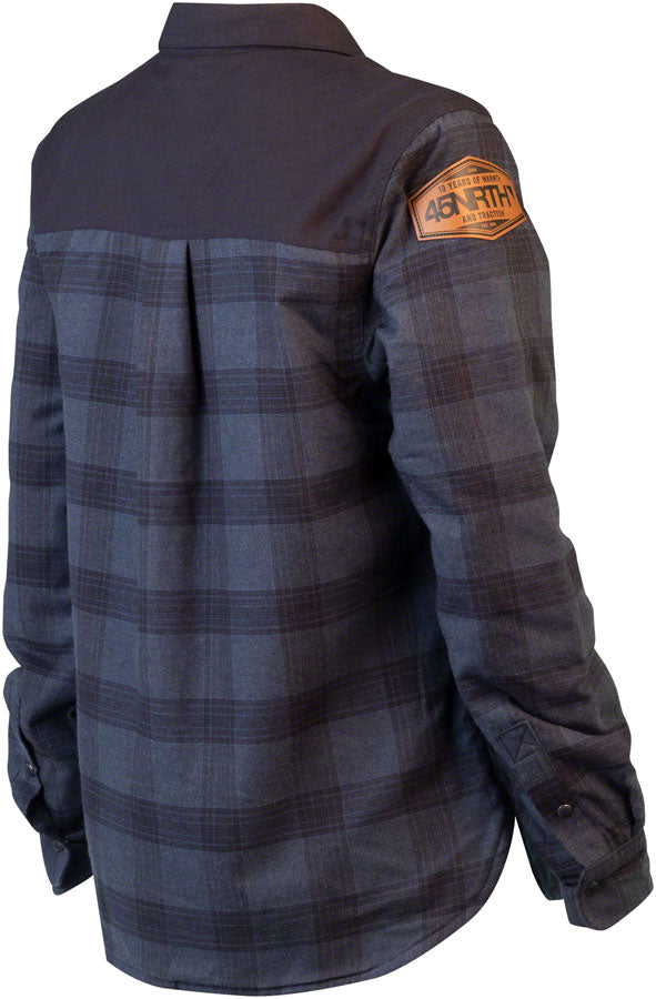 45NRTH 10th Anniversary Stormtech Logan Women's Winter Jacket - Waterproof, Windproof, Insulated - Navy Plaid, X-Large - Perfect for Snowboarding, Skiing & Cold Weather Outdoor Activities