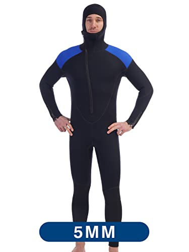 5mm Black Blue Fullsuit