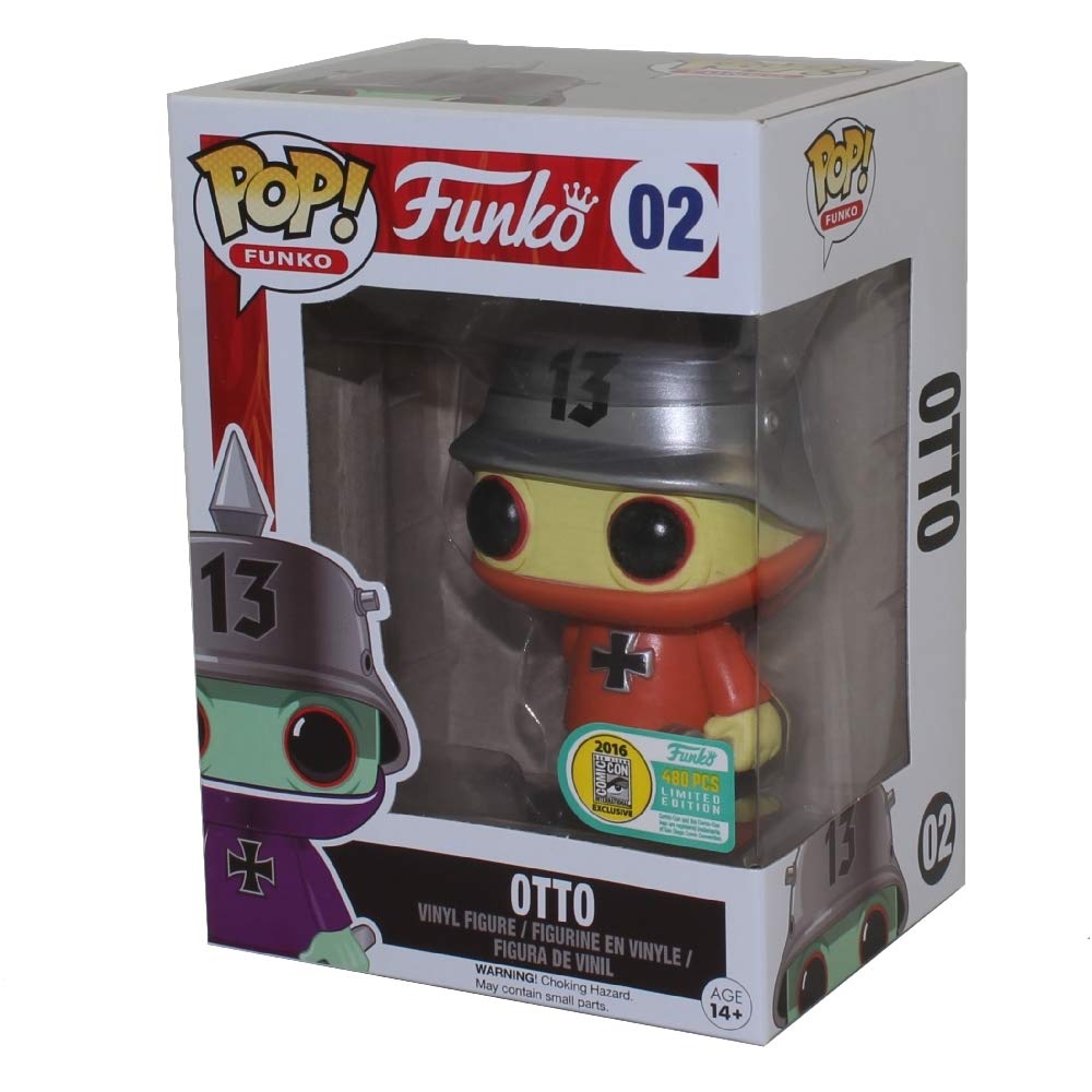 Funko 2016 SDCC Exclusive Pop! Spastik Plastik Otto (Orange) Limited Edition 480pc - Collectible Vinyl Figure for Comic Con Fans & Pop Culture Enthusiasts
