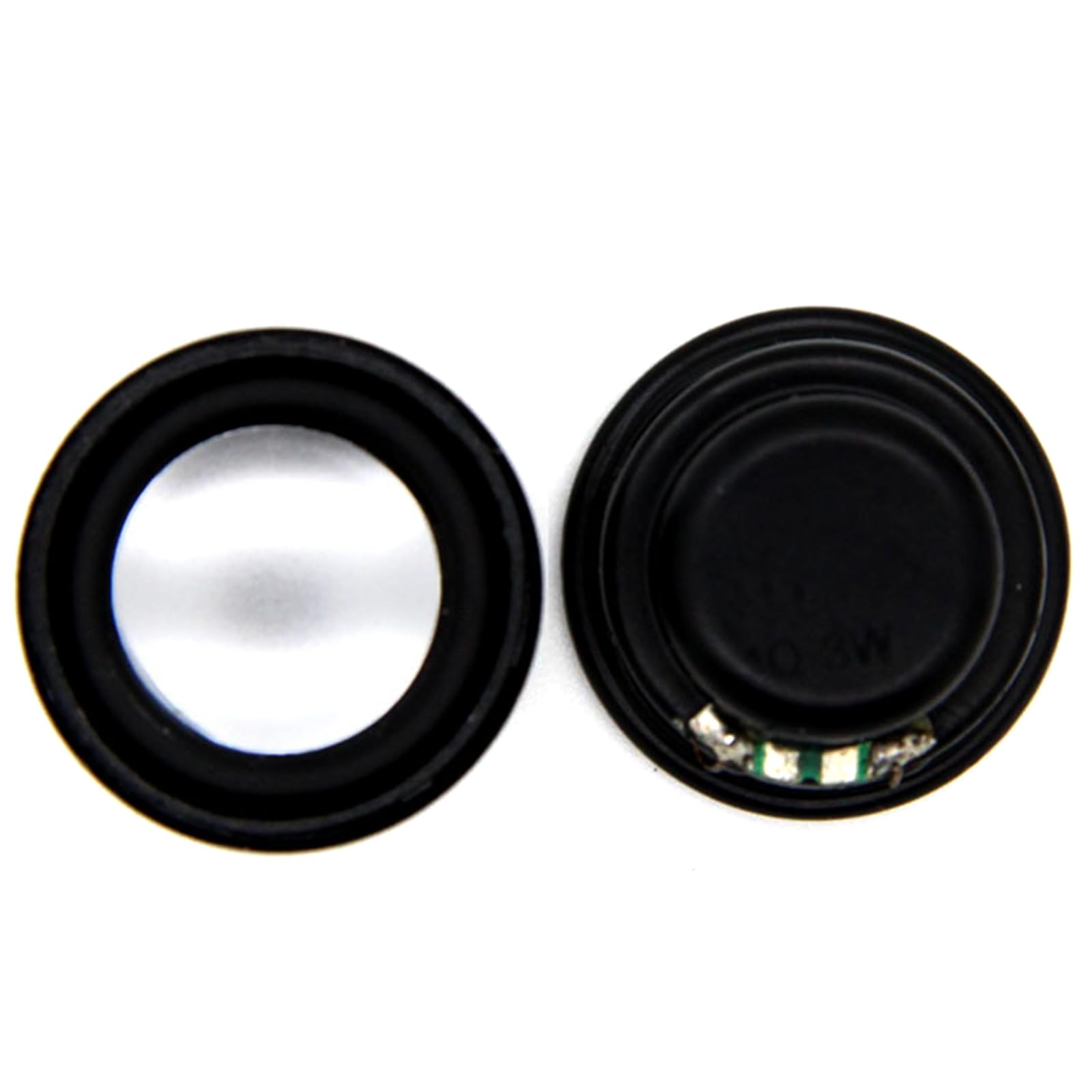 Haveratio 4Ohm 3W 27mm Inner Magnet Speaker Replacement - High Performance Metal Woofer Loudspeaker for DIY Audio Projects, Home Theater Systems, and Car Audio Upgrades