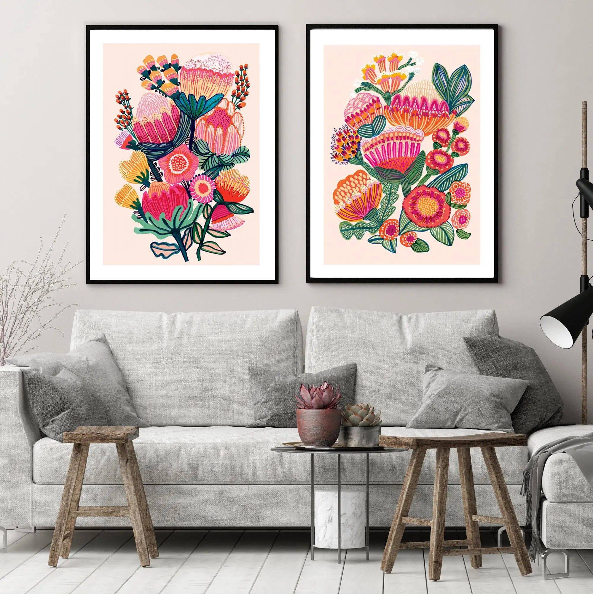 Australian Native Flowers Wall Art Prints - Stunning Floral Decor for Home & Office | Perfect for Living Room, Bedroom & Gifts