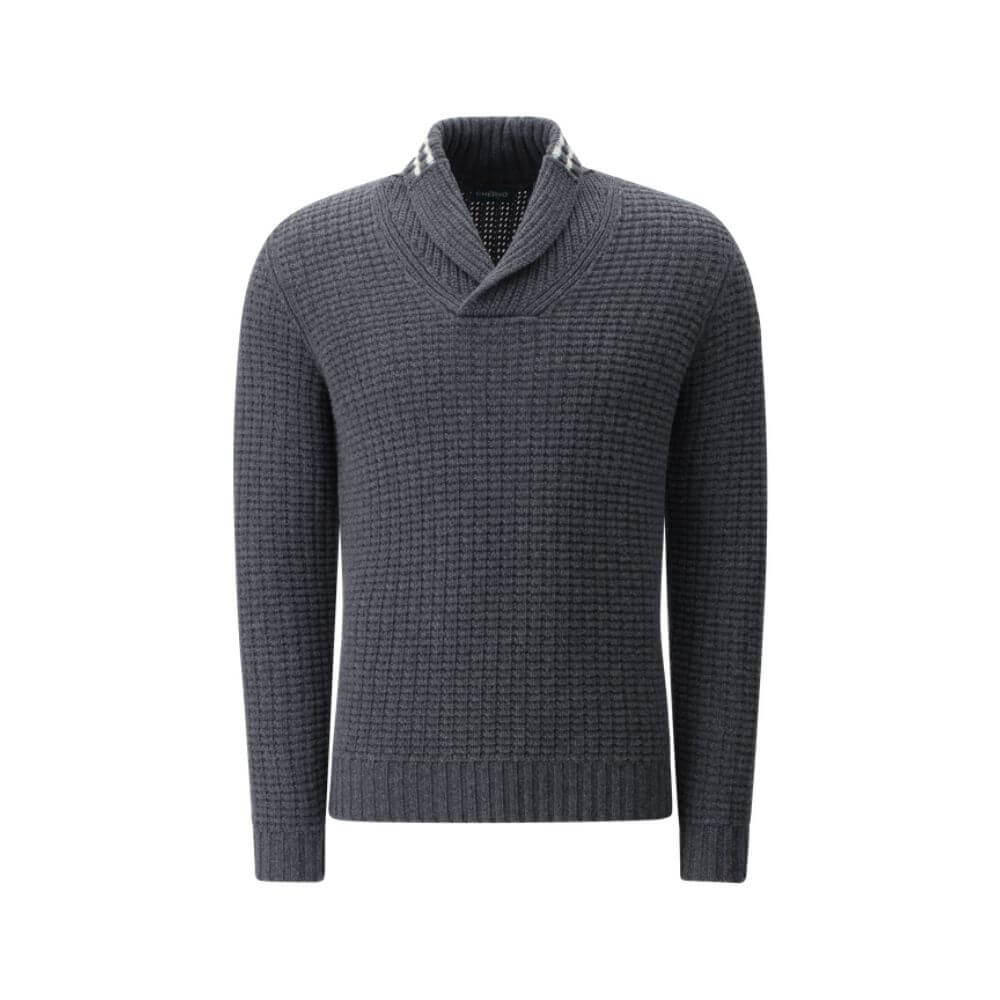 NUNEZ Men's Merino Tech Wool Sweater - Lightweight, Breathable & Odor-Resistant for Outdoor Hiking, Travel & Casual Wear