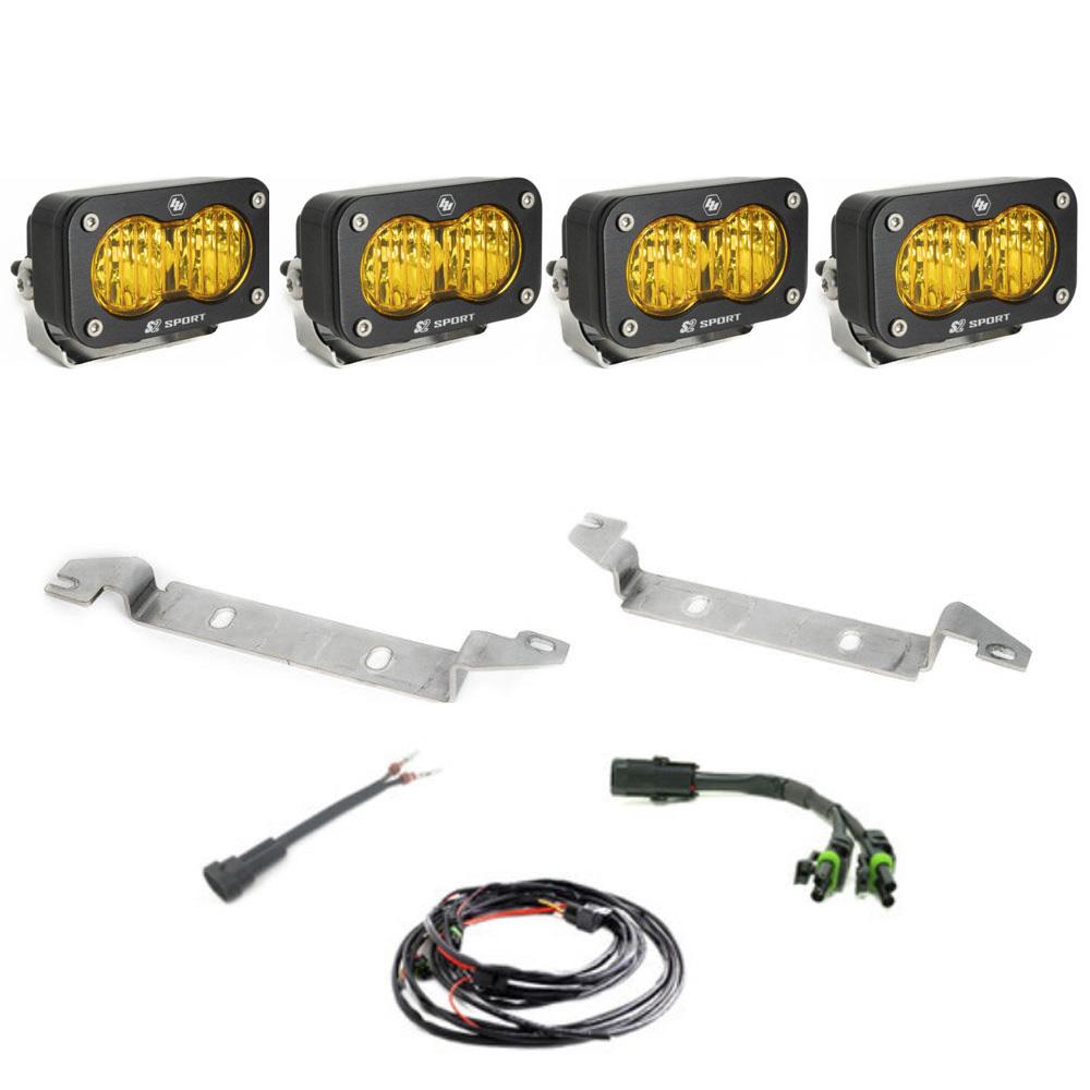 2022+ Toyota Sequoia S2 Sport OEM Fog Light Replacement Kit - Direct Fit LED Fog Lights for Improved Night Visibility & Off-Road Driving