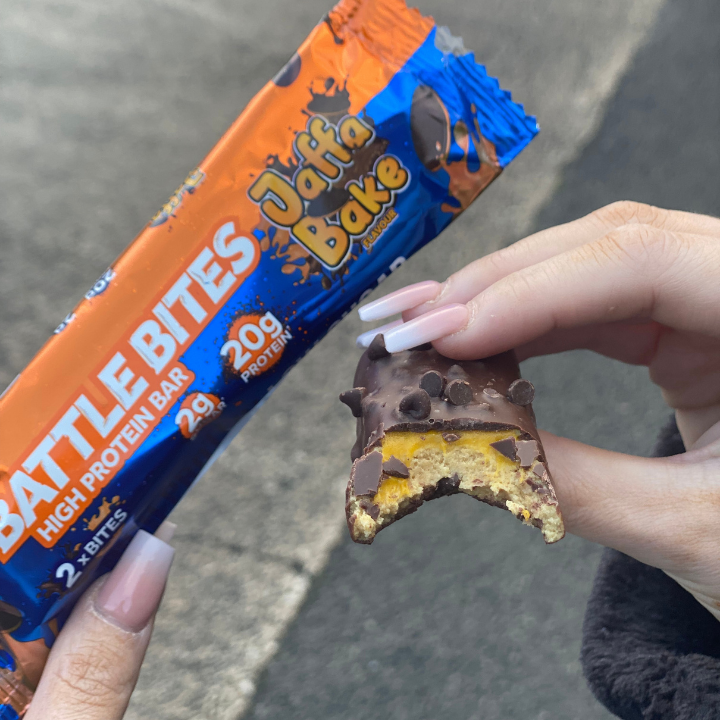 Battle Bites Protein Bars - High Protein Low Sugar Snack Bars (12 Pack, 62g Each) - Variety Pack All Flavors - Perfect for Gym, Hiking & On-the-Go Energy Boost
