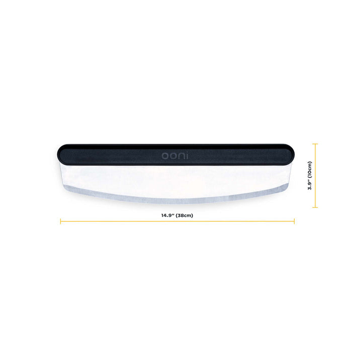 Ooni Pizza Cutter Rocker Blade - Stainless Steel Professional Pizza Slicer - UU P06700 - Perfect for Home Kitchen, Outdoor Cooking & Pizza Parties