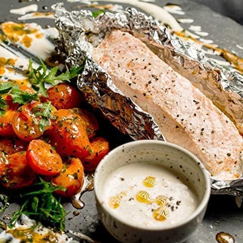 PEARSILK 1kg Aluminum Foil Roll for Food Packing, Wrapping, Storing & Serving | Heavy Duty Kitchen Foil for Baking, Grilling, Meal Prep & Leftovers | 12 Inch Wide, 100 Feet Long