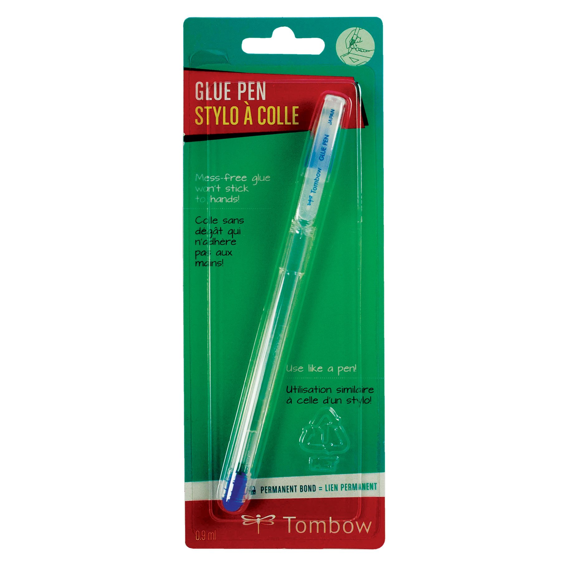 Tombow 62175 Permanent Glue Pen - 0.9 mL Adhesive for Scrapbooking, Card Making & DIY Crafts - Strong Bonding for Paper, Photos & Light Materials