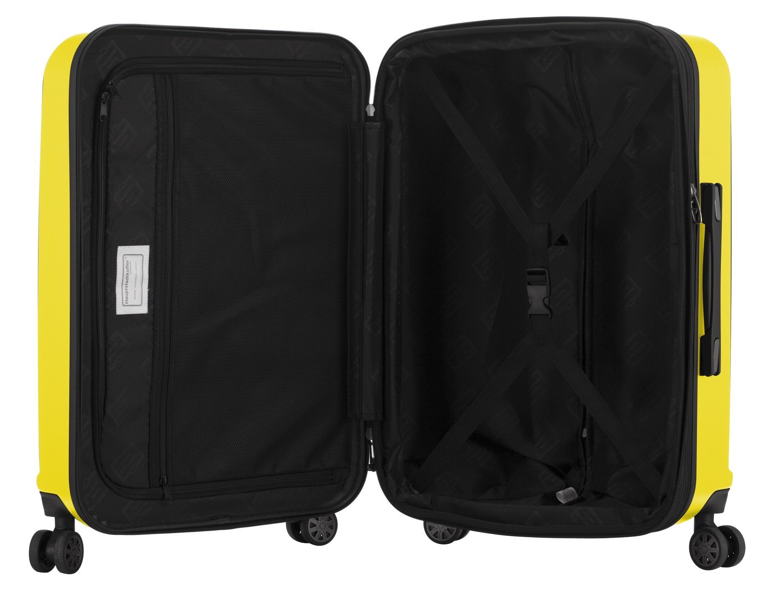Premium Unisex Adult 3-Piece Luggage Set with Yellow Matte Finish - Perfect for Travel, Business Trips & Vacation Packing