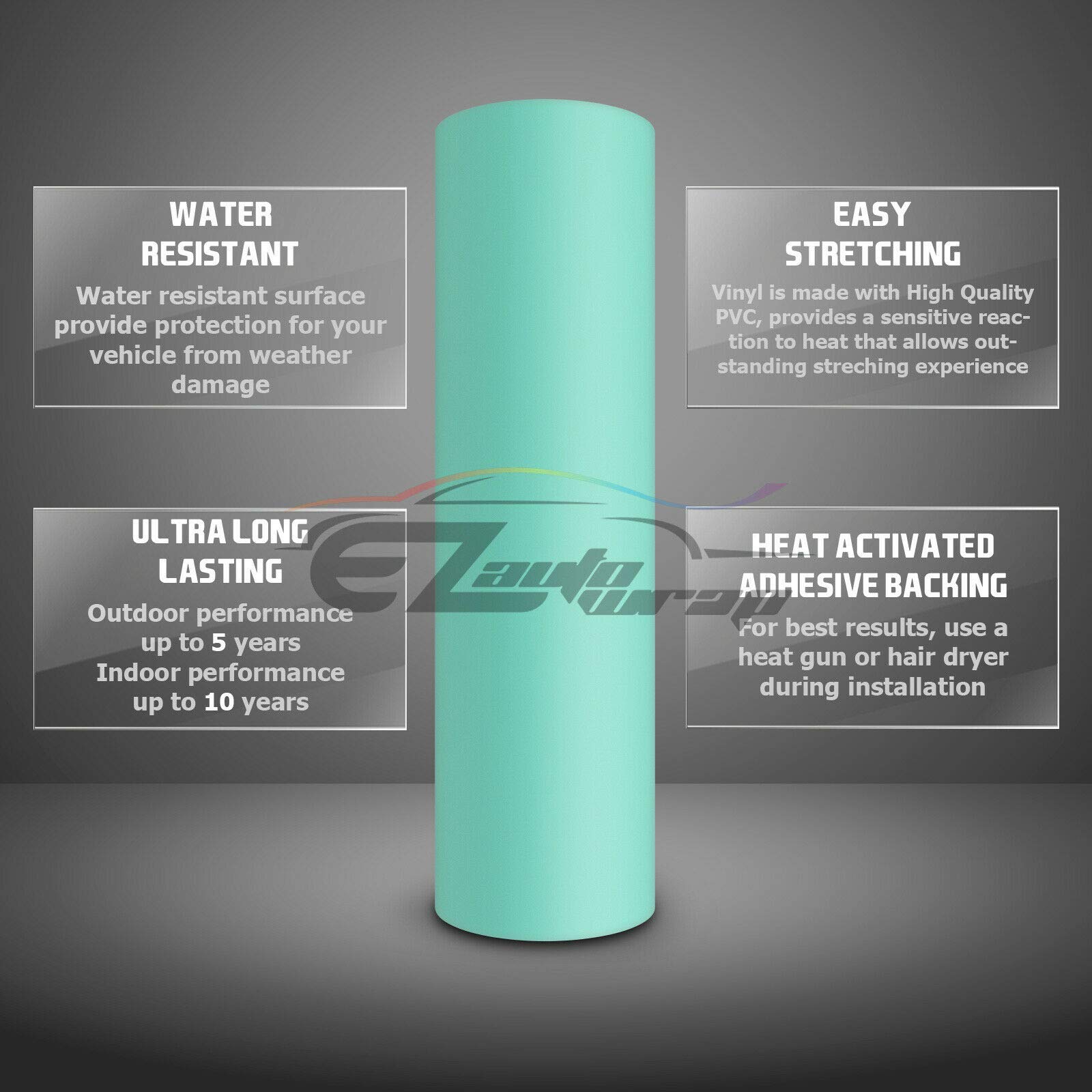 Premium Matte Purple Car Vinyl Wrap Film - 60