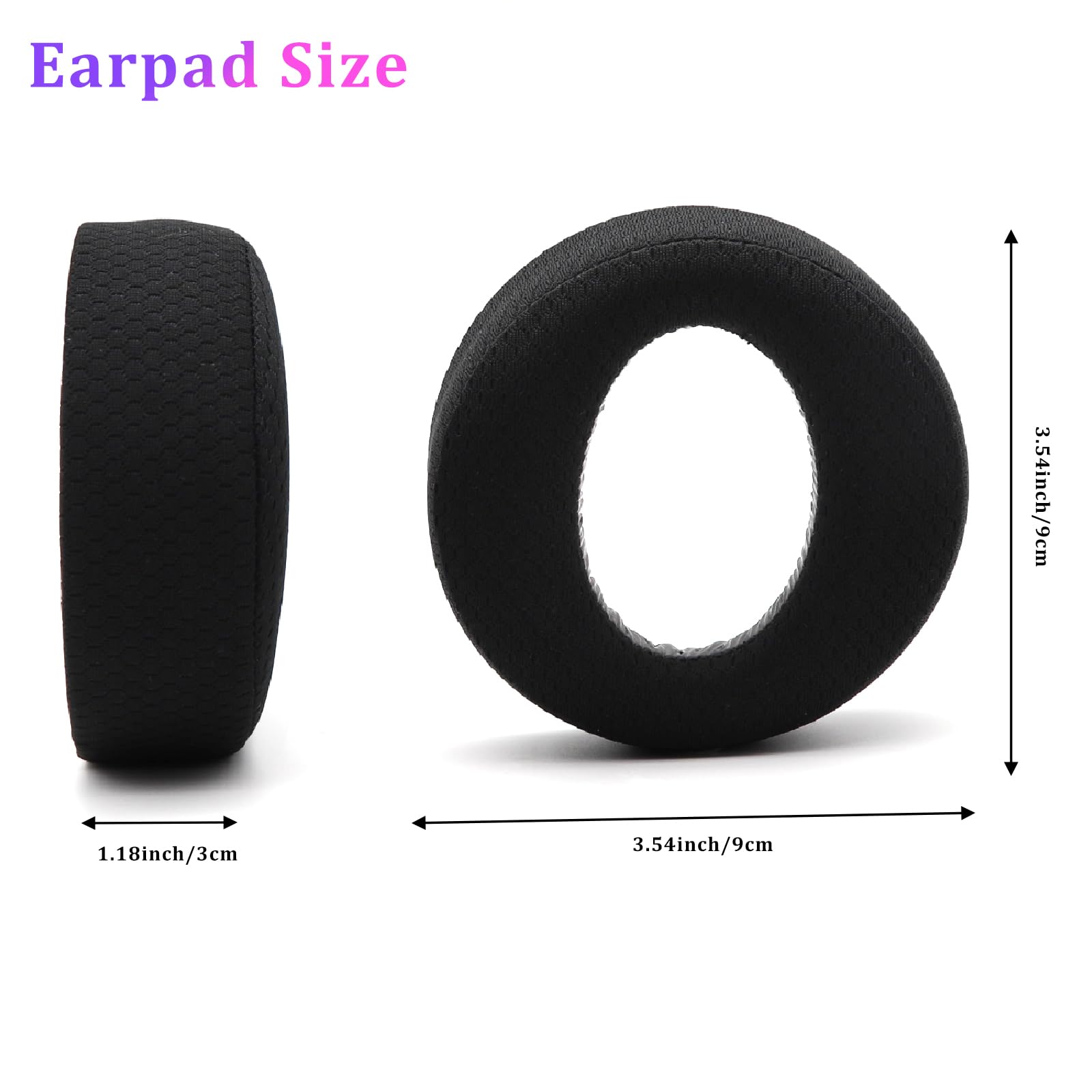 Replacement Ear Pads for Sony PS5 Pulse 3D Wireless Gaming Headset - Premium Breathable Memory Foam Cushions - Noise Isolating & Enhanced Audio for PlayStation 5 - Perfect for Long Gaming Sessions & Comfortable Wear