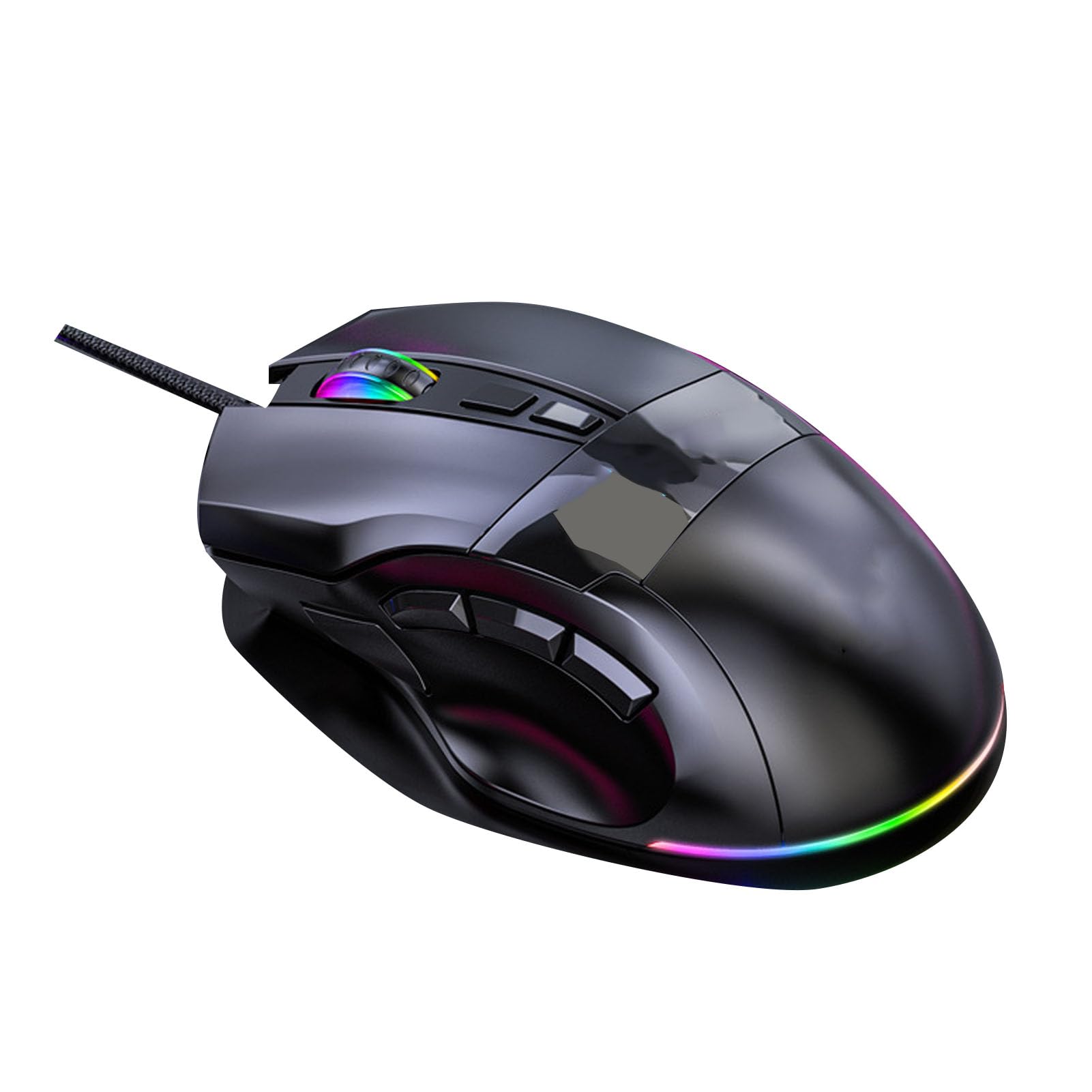 Ciciglow Wired Gaming Mouse with 12000DPI & RGB Backlight - USB Computer Mouse for PC, Laptop, Gaming - 9 Programmable Buttons for Office, Home & Esports | Perfect for FPS, MOBA & Work Tasks