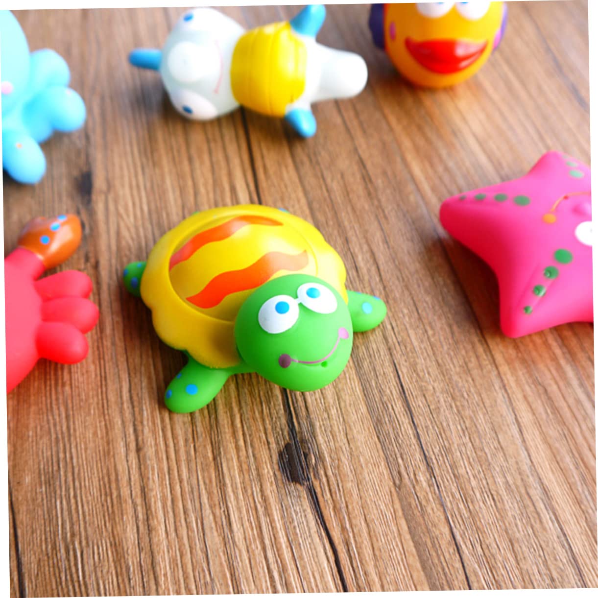 UPKOCH 12 Pcs Ocean Animal Bath Toys for Kids - Colorful Sea Creature Bathtub Toys for Toddlers, Fun Bath Time Learning & Sensory Play