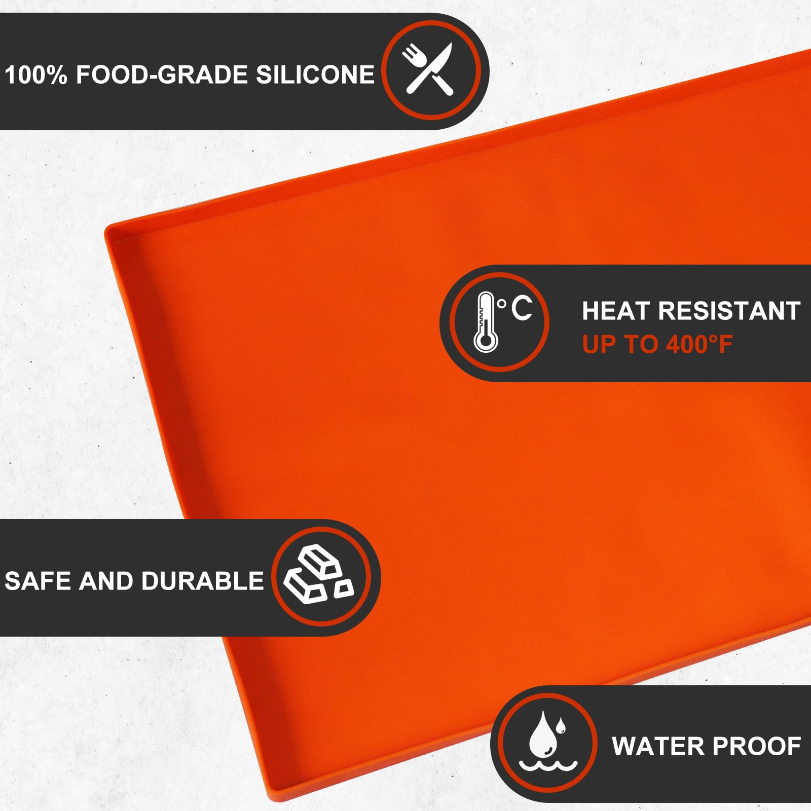 Heavy Duty Food Grade Silicone Griddle Cover for Blackstone 36 Inch - Protective Grill Mat to Keep Cooking Surface Clean, Prevent Rust, Dust & Rodents - Ideal for Outdoor Camping, Backyard BBQs & Tailgating