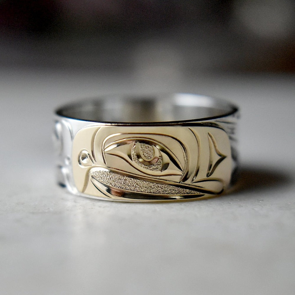 Dainty Gold Overlay Ring for Women - Thin & Flat Minimalist Band - Perfect for Stacking, Everyday Wear & Special Occasions