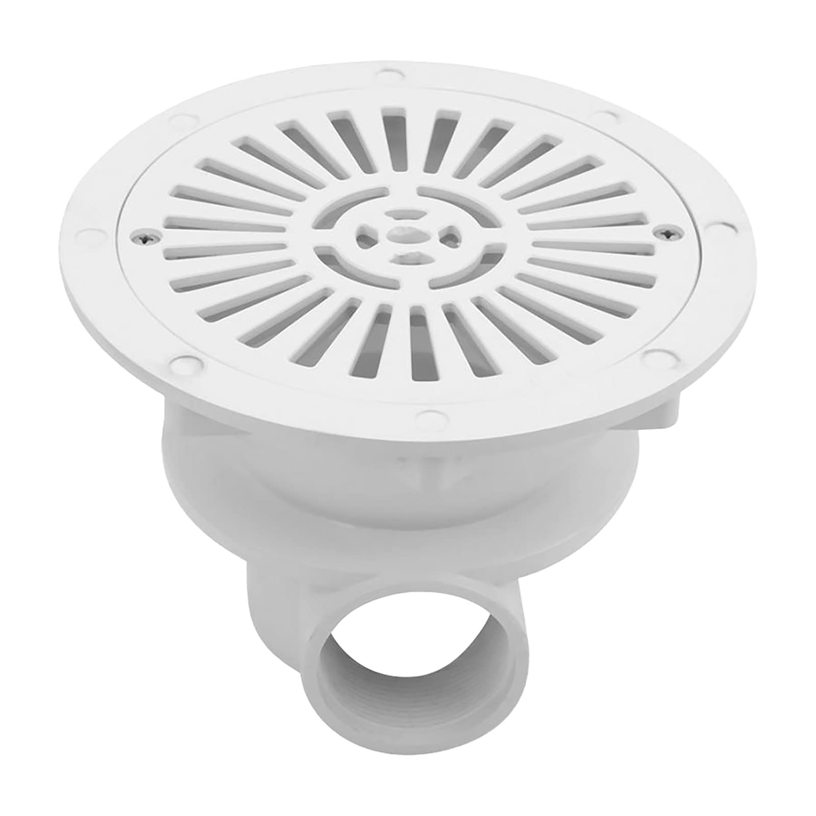 RiamxwR Pool Swimming Main Cleaning Drainage Equipment - Plastic Pool Floaters for Kids - White, One Size - Perfect for Backyard Pool Maintenance & Summer Fun