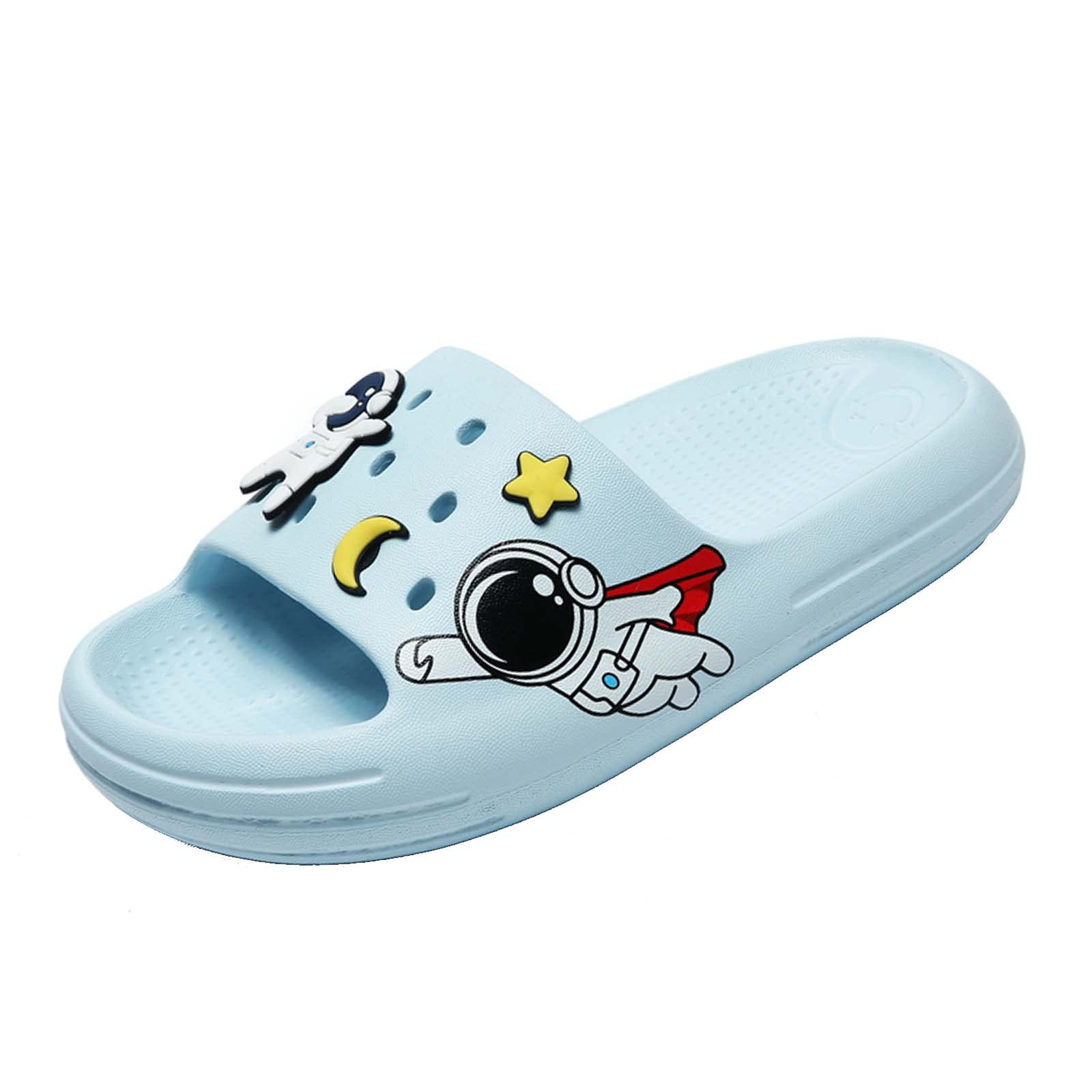 **Eliogn Anti-Slip Slide Sandals for Boys & Girls - Ultra Lightweight Pillow Slippers for Home, Shower, Beach & Summer - Water Shoes for Kids (Little Kid/Big Kid) - Perfect for Indoor, Outdoor & Pool Play**