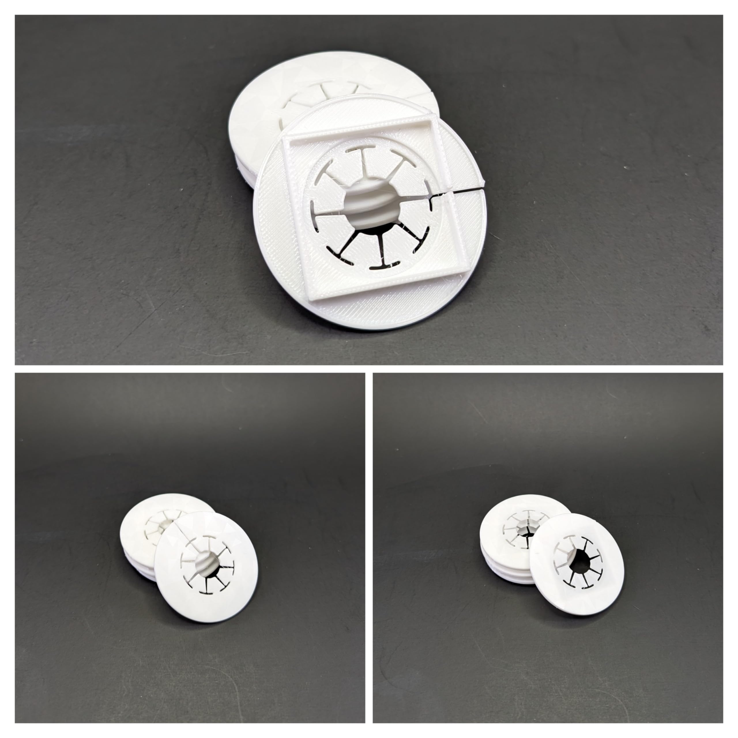 10 Pack 3D Printed Gardyn Pod Covers with 12.5mm Hole & Slit - Compatible with Gardyn Hydroponic System - Perfect for Indoor Gardening & Plant Protection