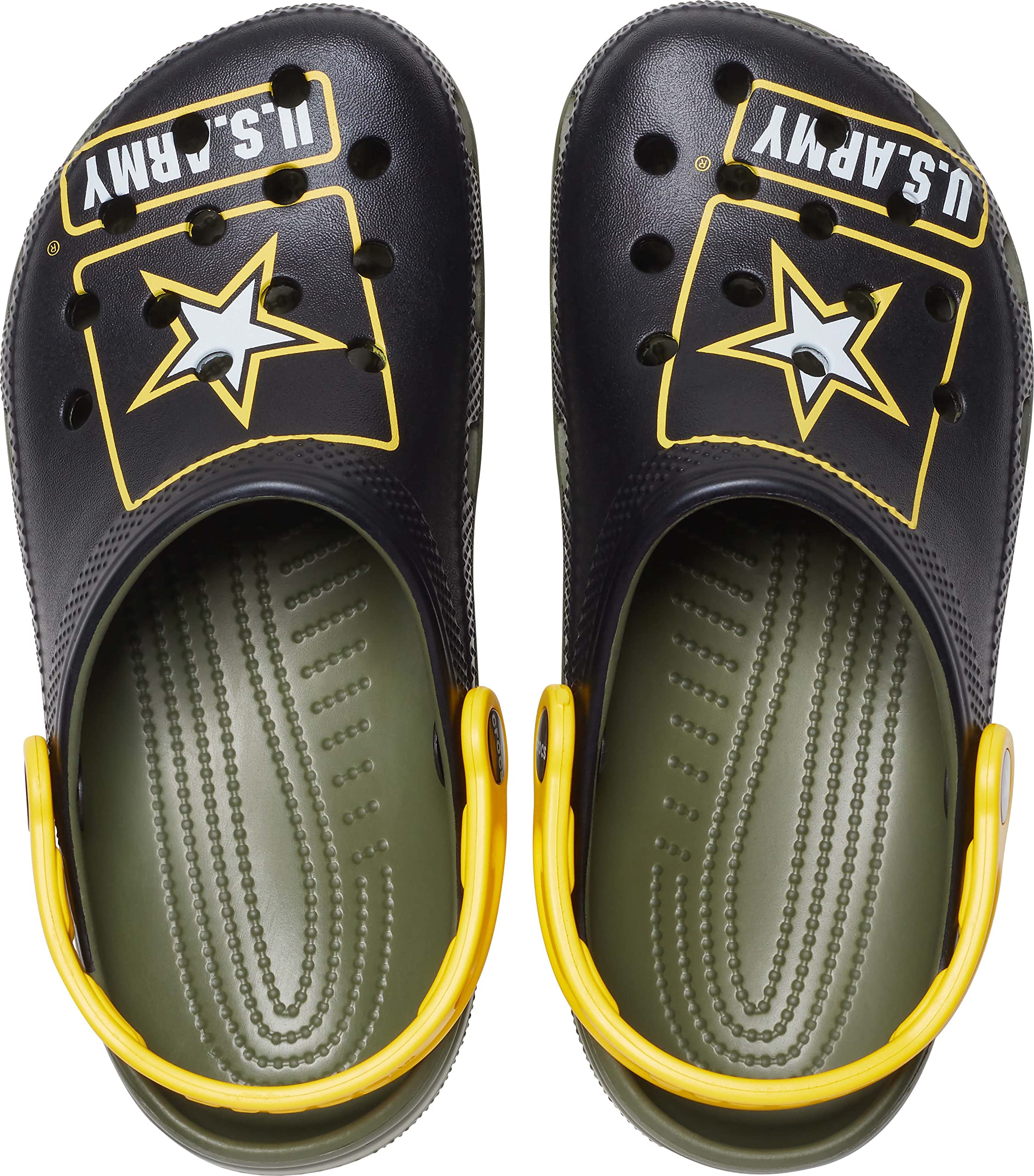 Crocs Unisex-Adult Classic United States Military Clogs - Comfortable & Durable Slip-On Shoes for Men & Women - Perfect for Military, Healthcare, Gardening & Casual Wear