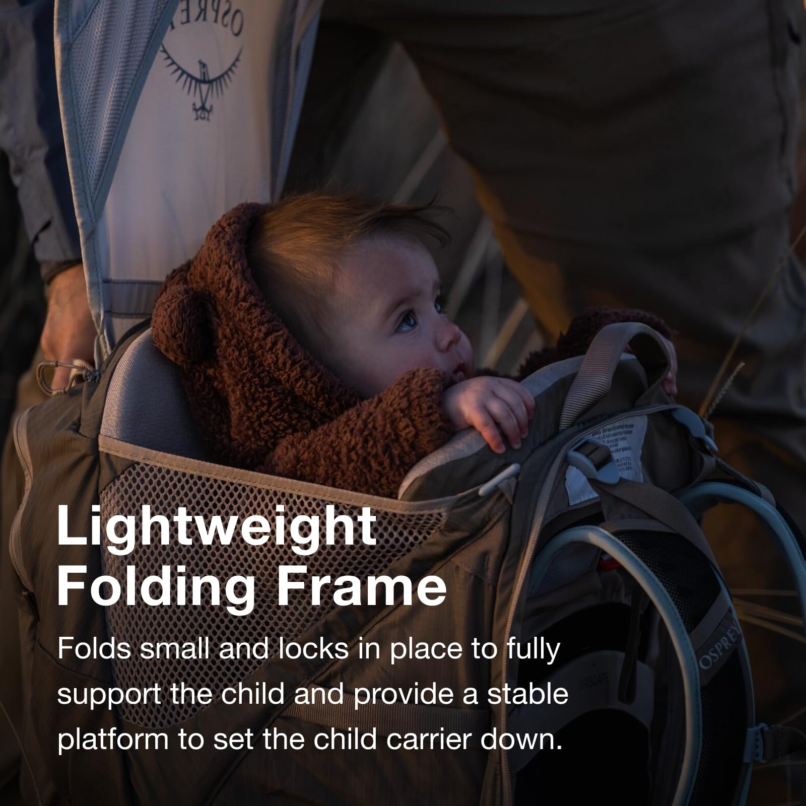 Osprey Poco LT Lightweight Child Carrier Backpack - Comfortable Hiking & Travel Baby Carrier for Outdoor Adventures & Family Trips